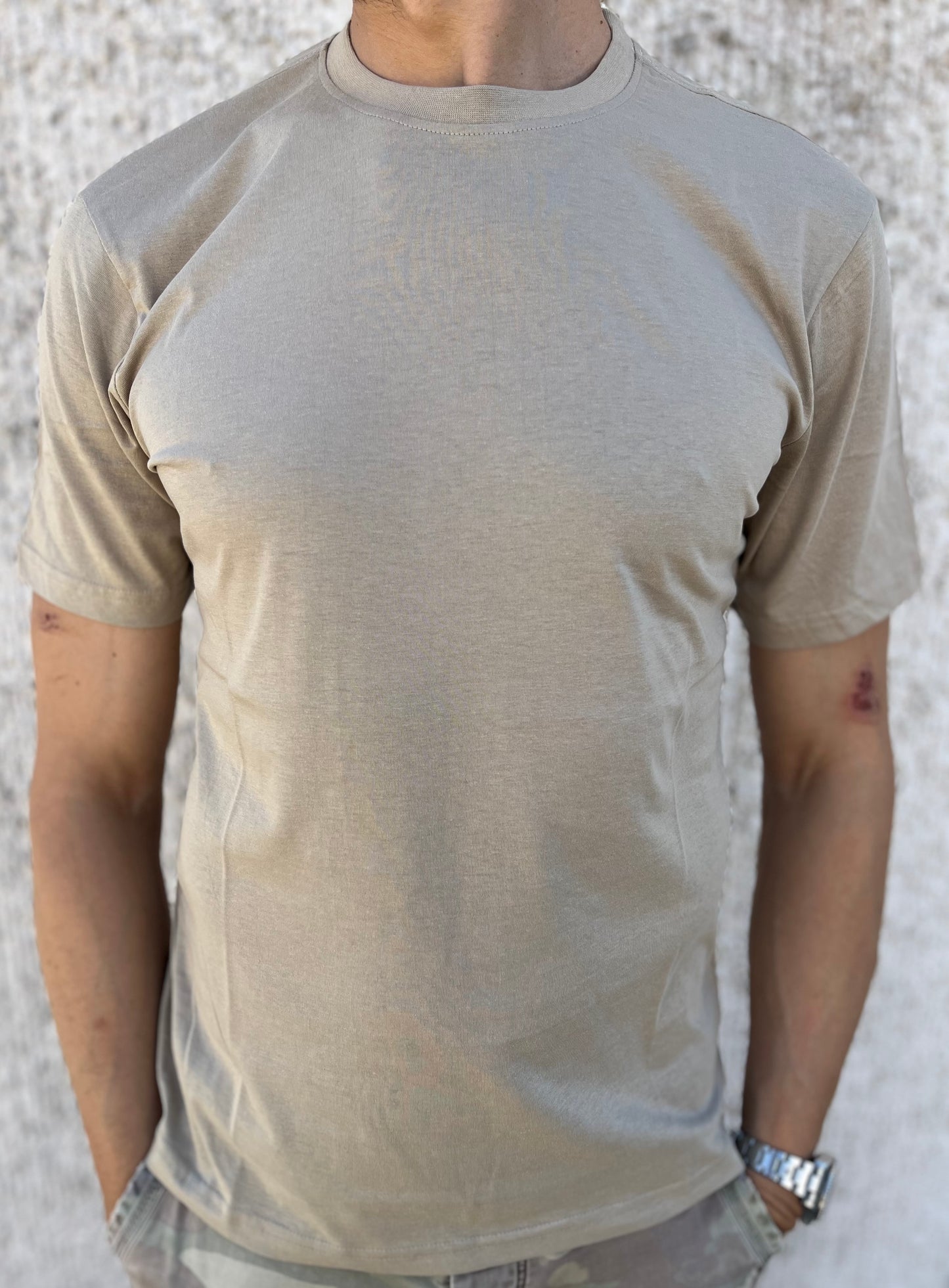 loft88 maglia manica corta cotone SABBIA