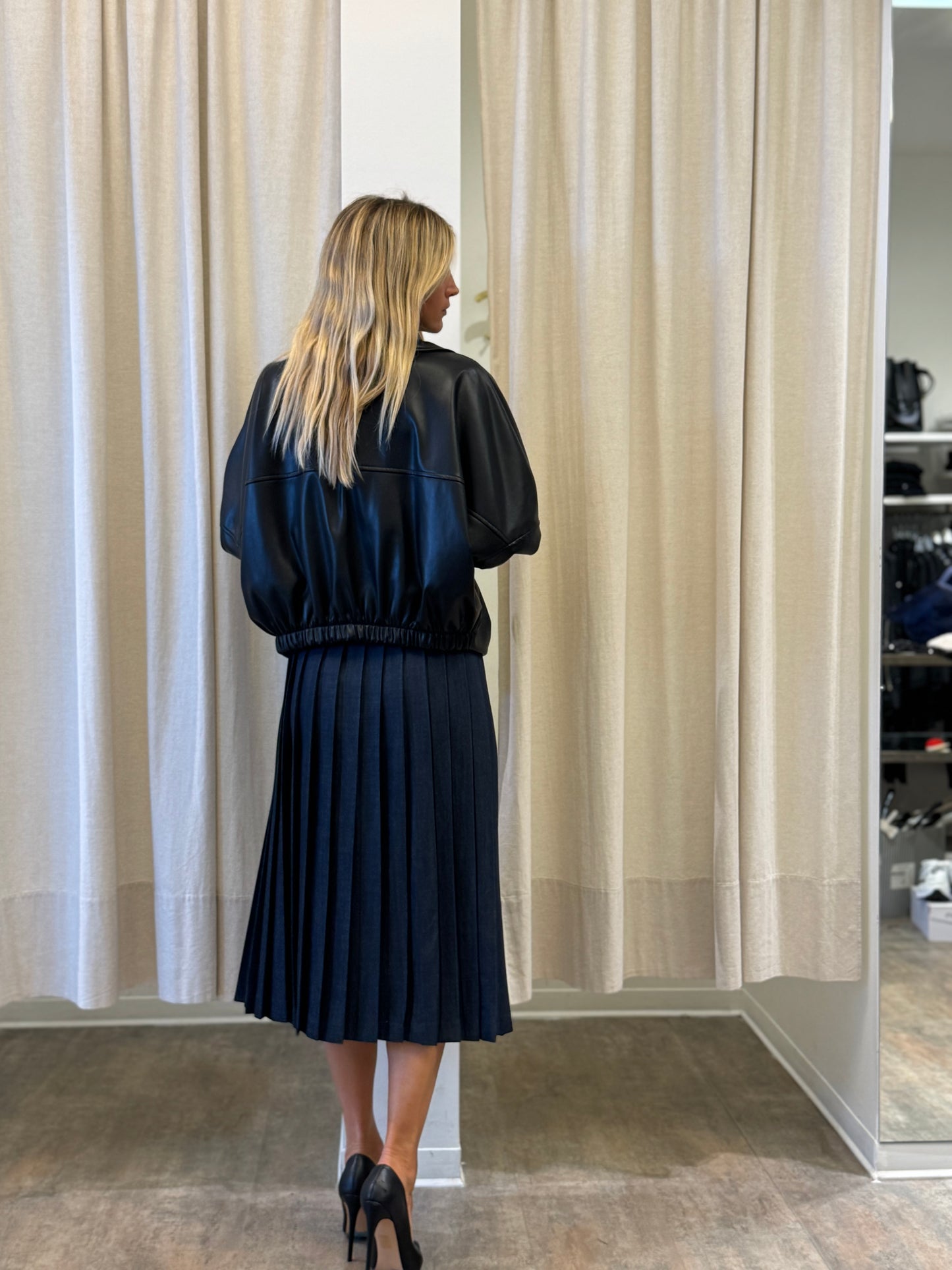 Kocca Gonna pieghe DENIM
