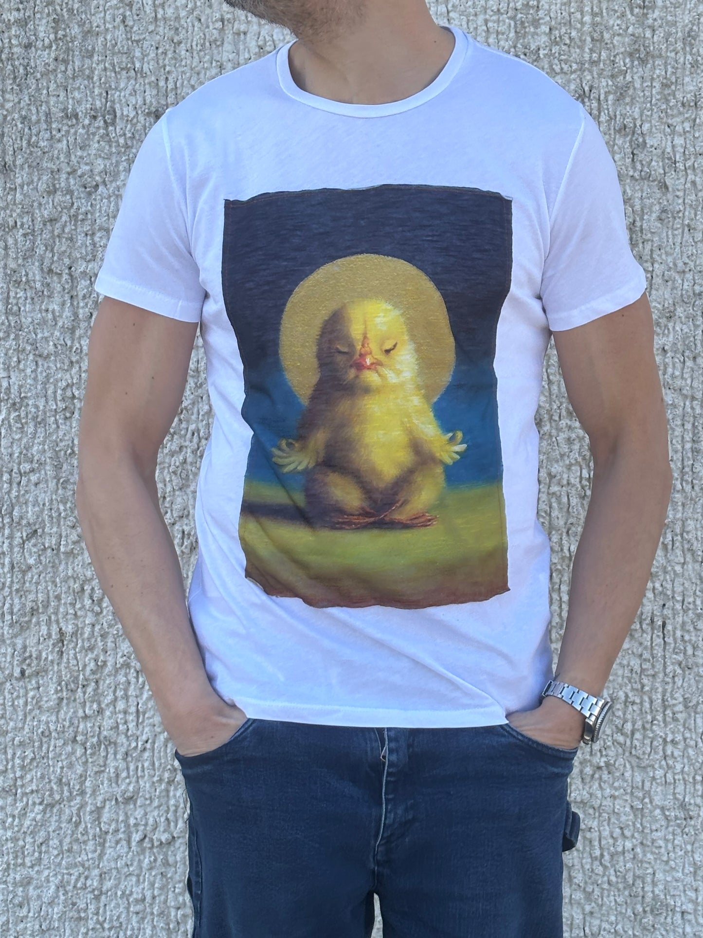 Trepuntonove T-shirt pulcino BIANCO