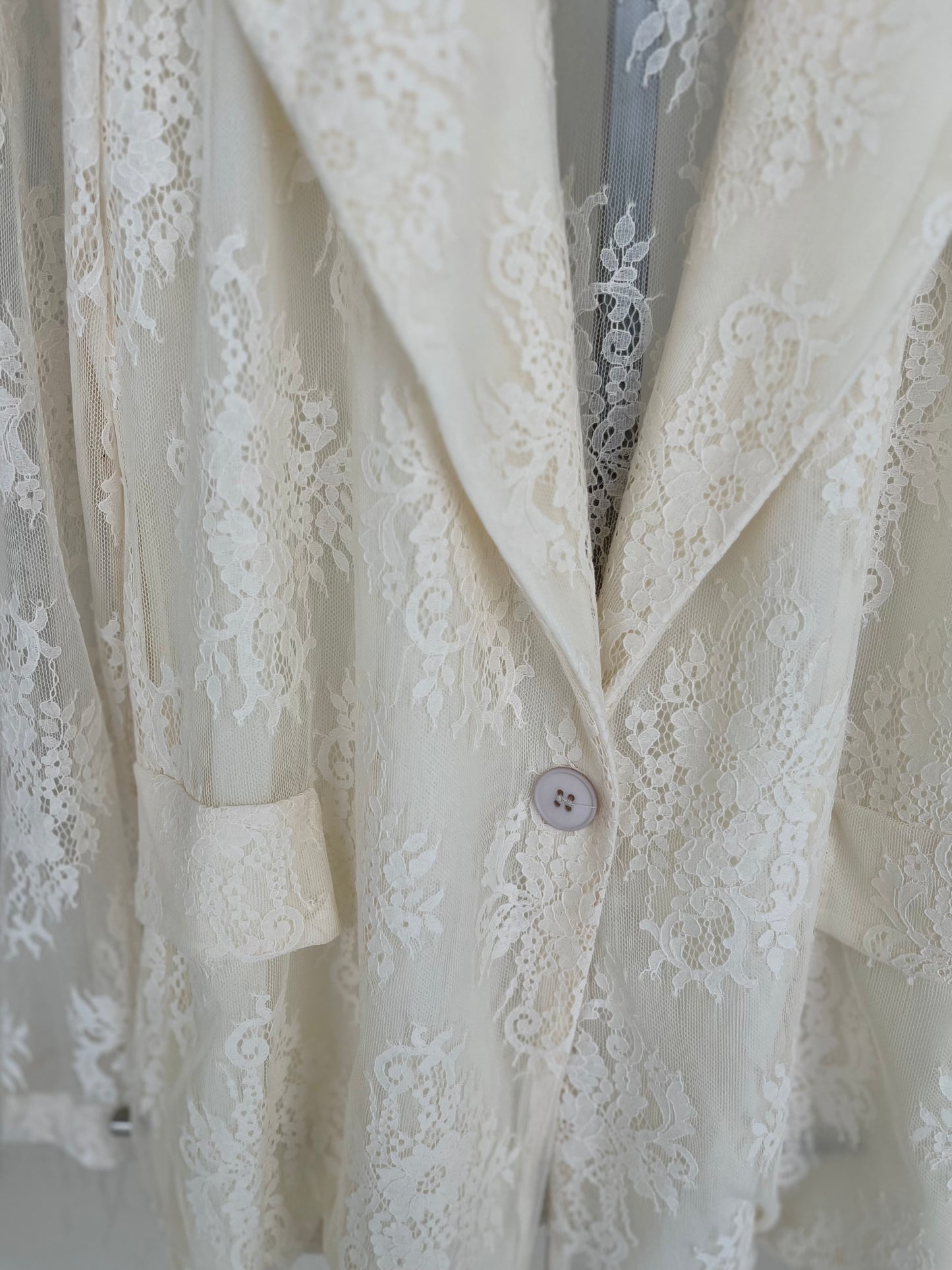 Susy mix giacca pizzo BEIGE