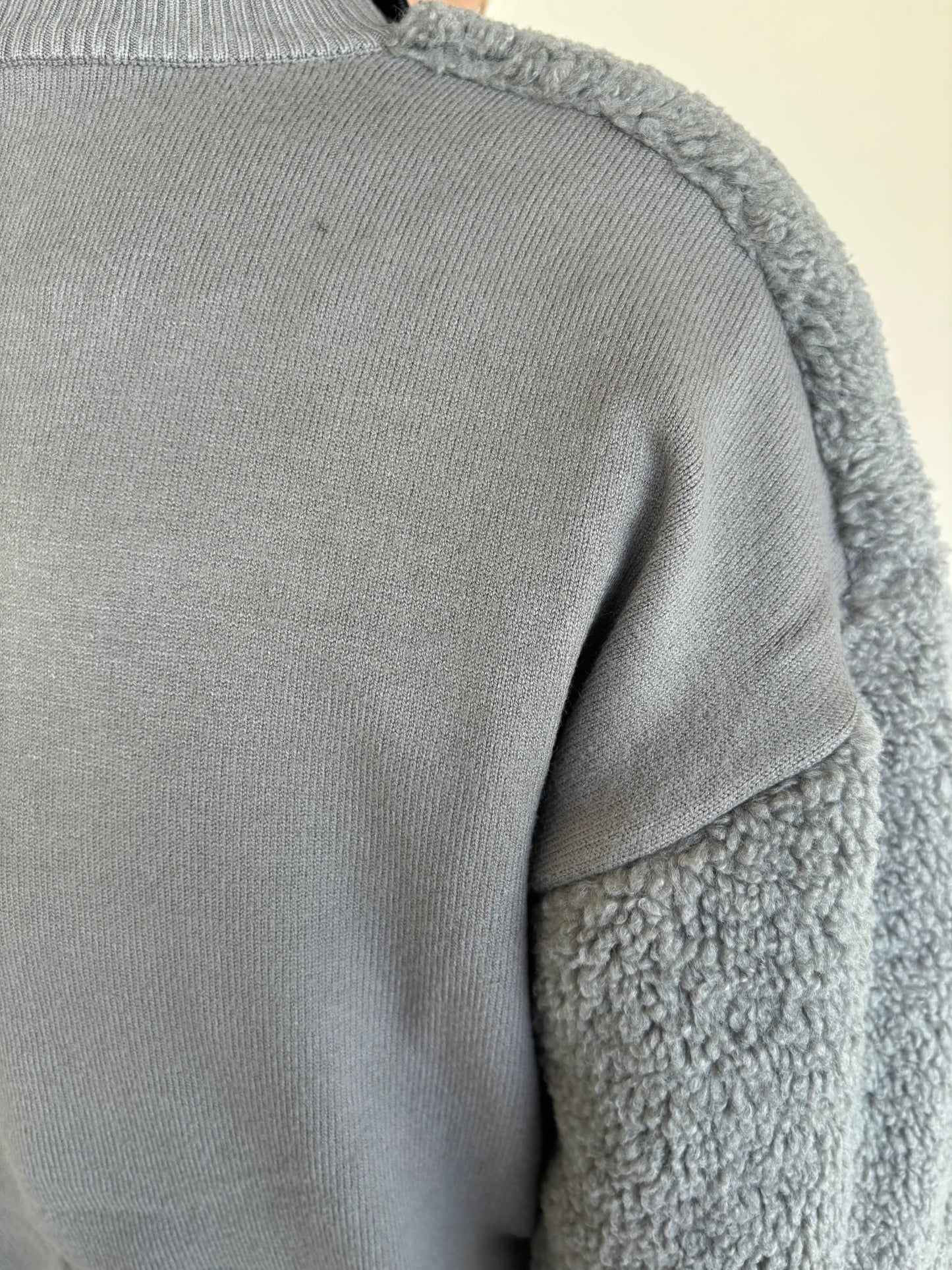 Loft88 Cardigan teddy GRIGIO