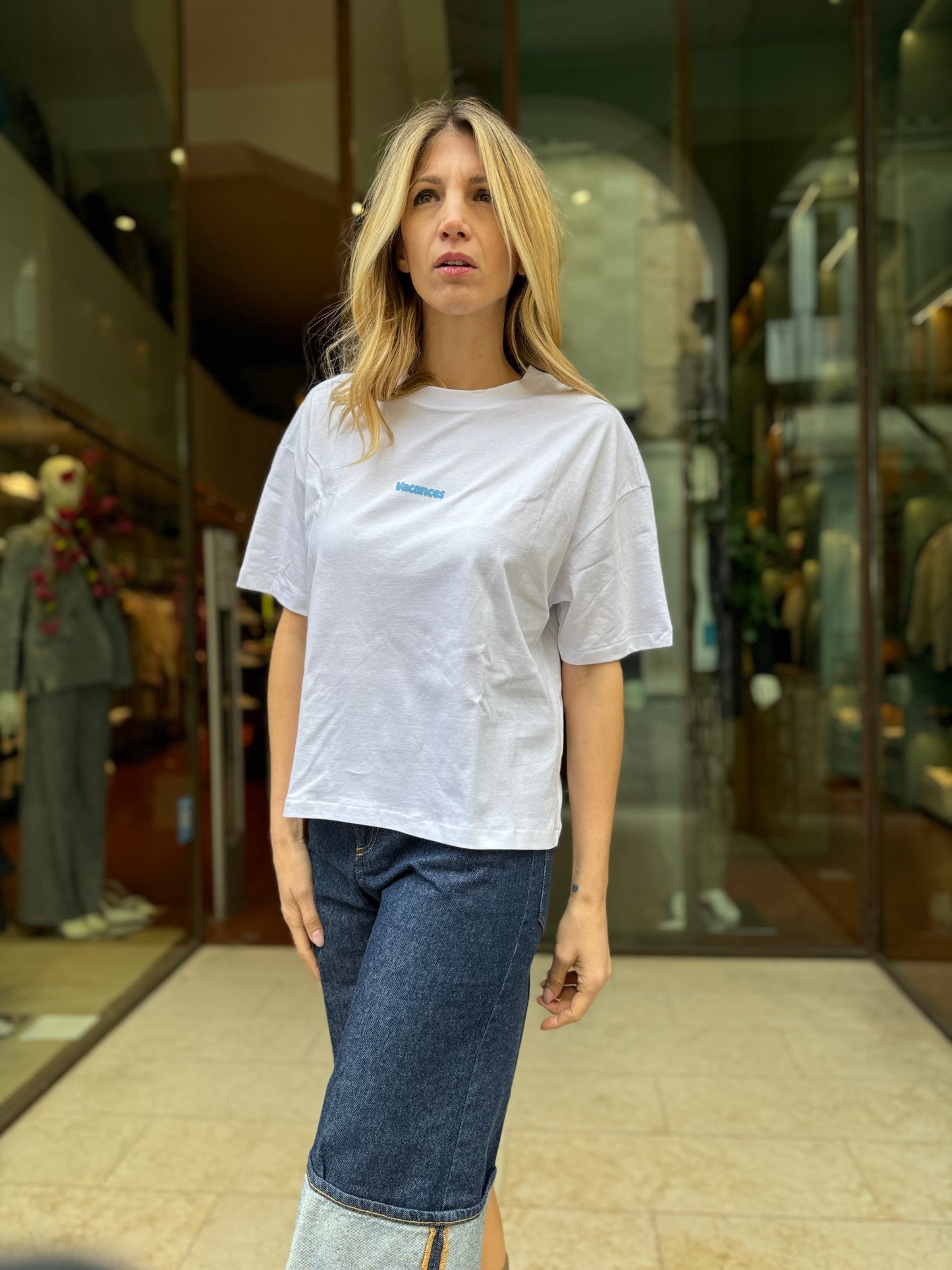 Mercì T-shirt "Vacances" BIANCO