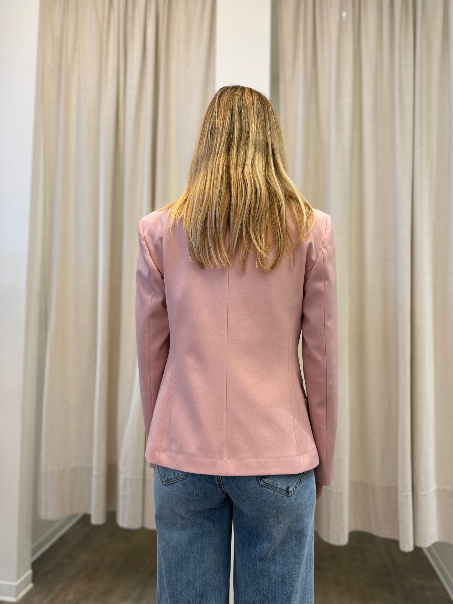 Susy Mix Giacca monopetto con appl.strass ROSA