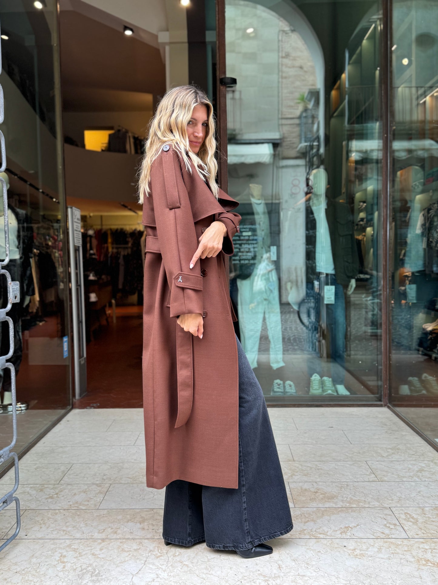 Patrizia Pepe Jeans palazzo NERO