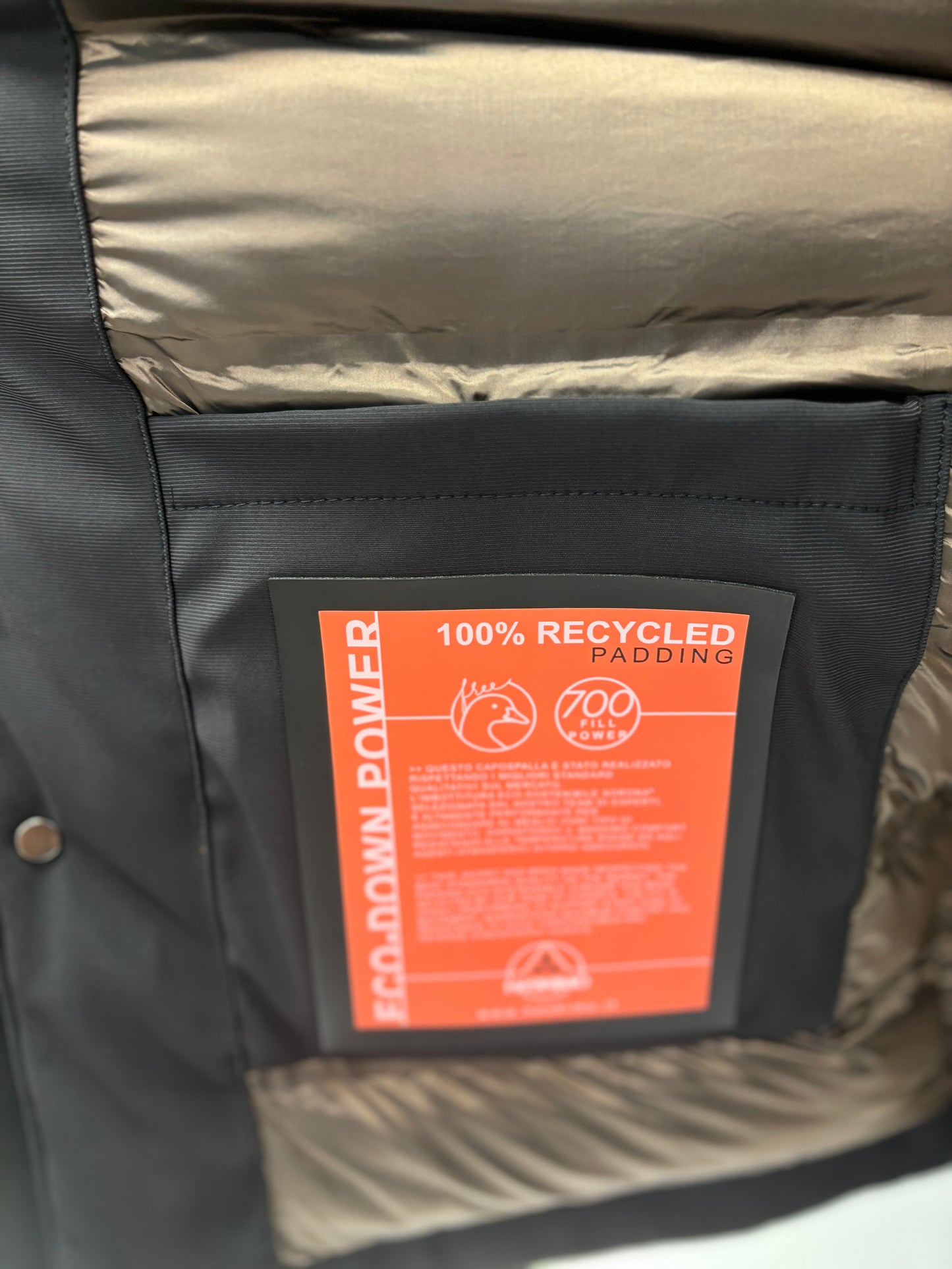 Heskimo Parka corto con imbottitura soft shell NERO