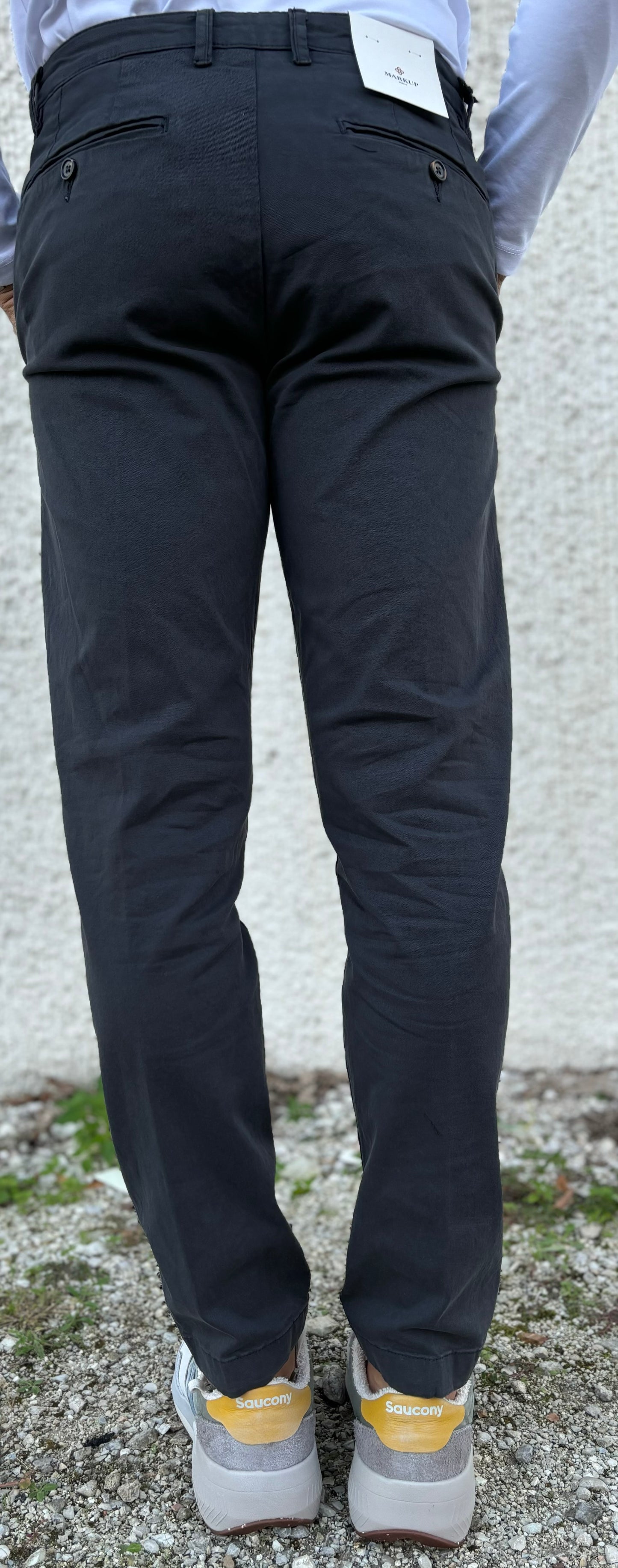 Markup Pantalone chino regular fit GRIGIO