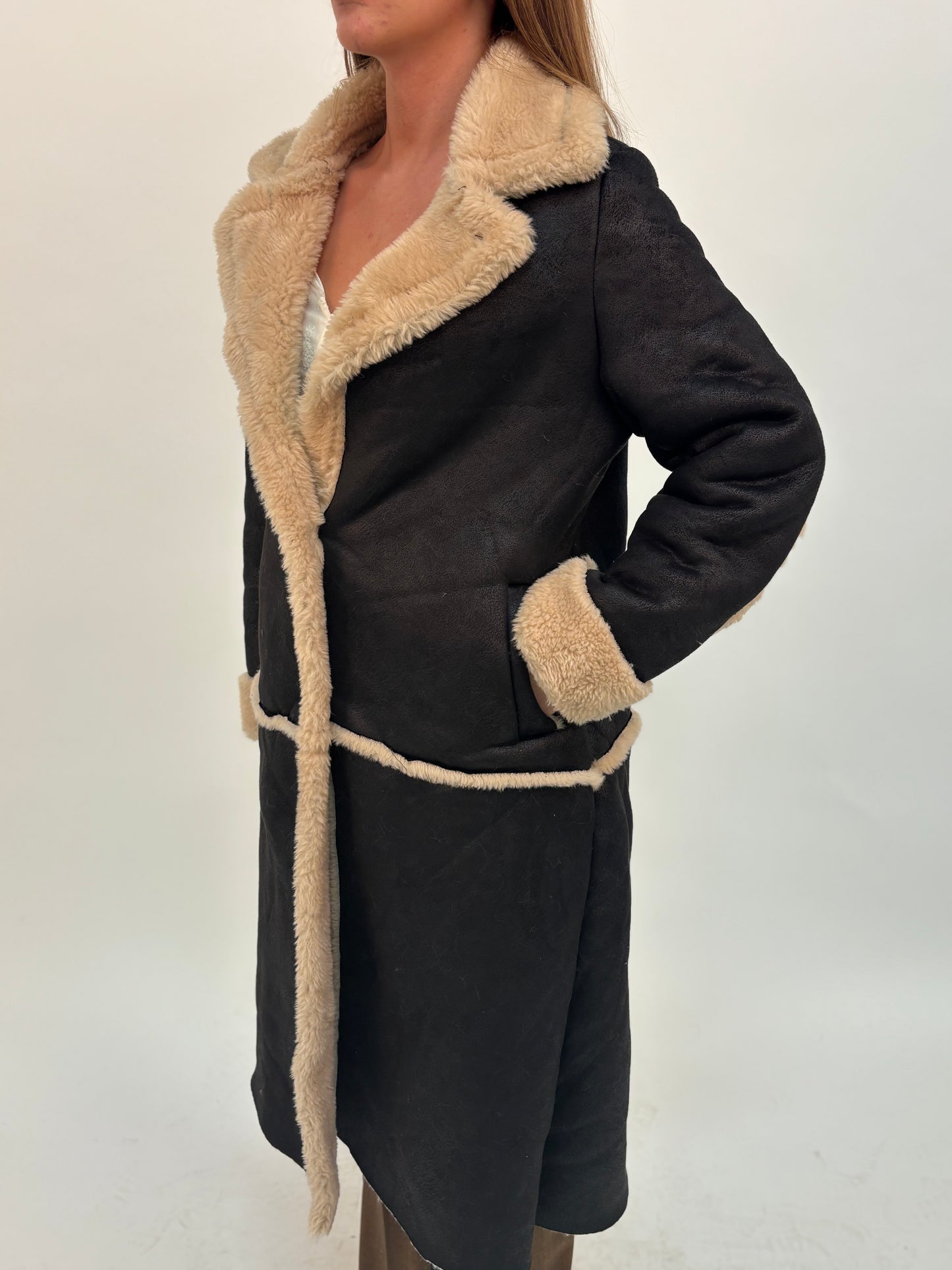 Have One cappotto similmontone NERO