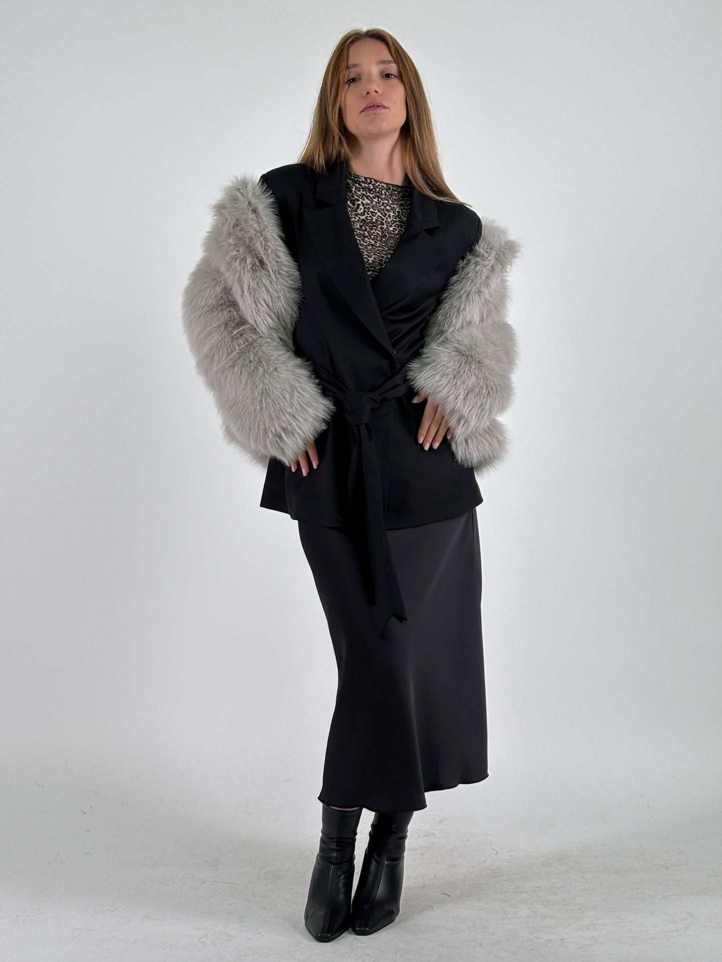 Susy Mix Maglia ml misto cashmere MACULATO