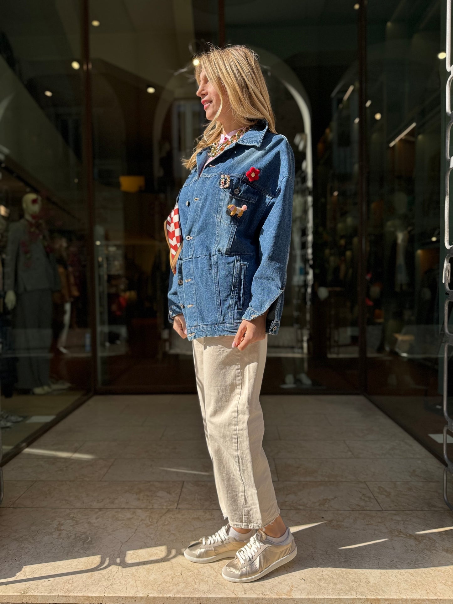 Cycle Jeans Aida cropped BEIGE