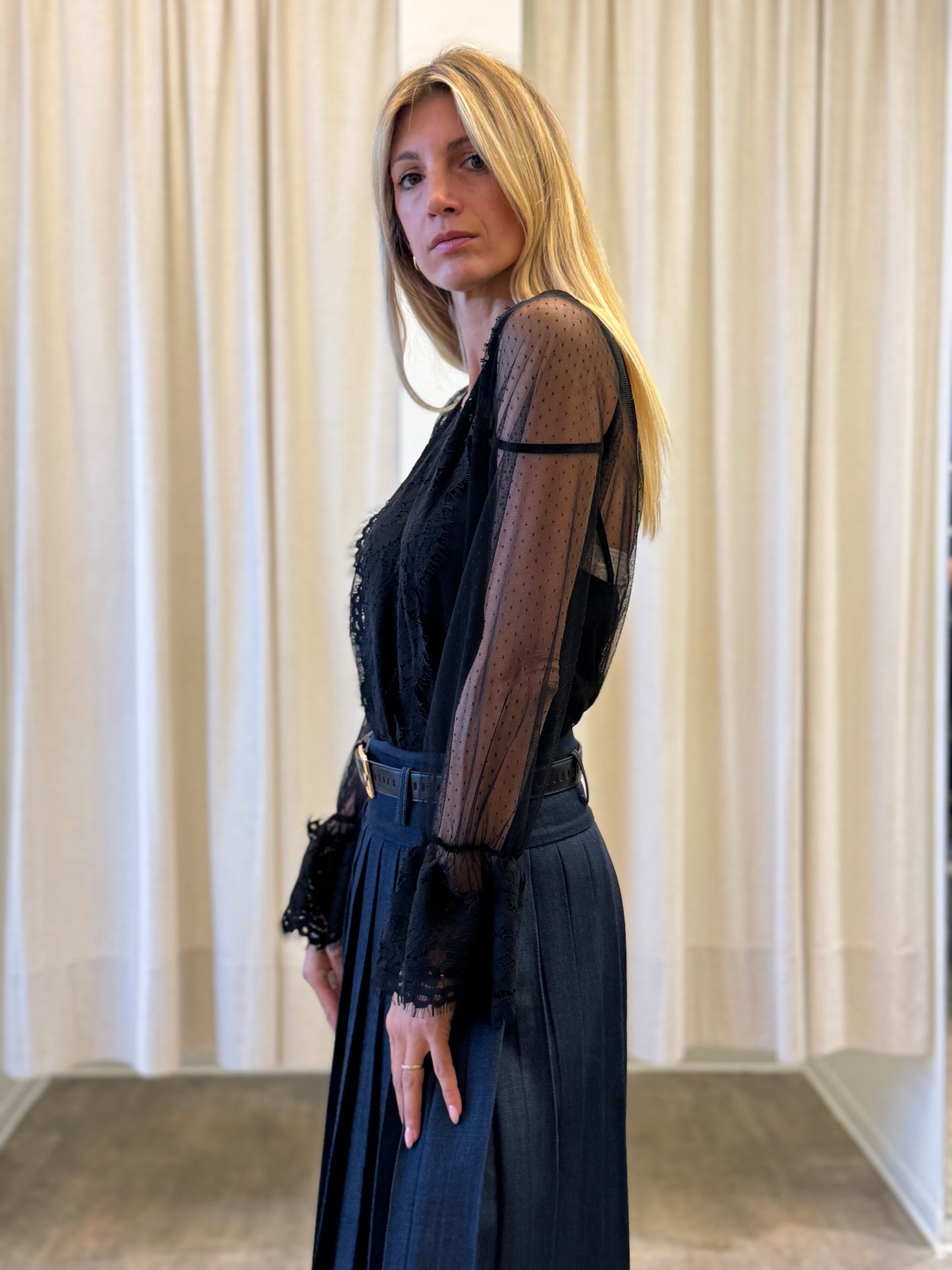 Philia Loft Body ml in pizzo NERO
