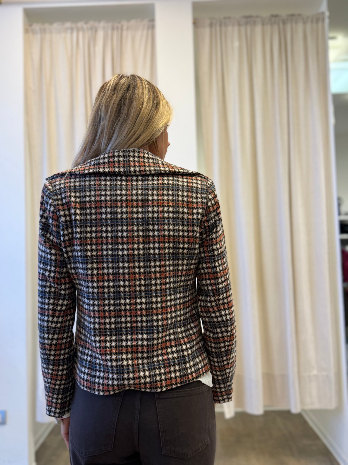 Molly Bracken Cappotto corto doppiopetto MULTICOLOR