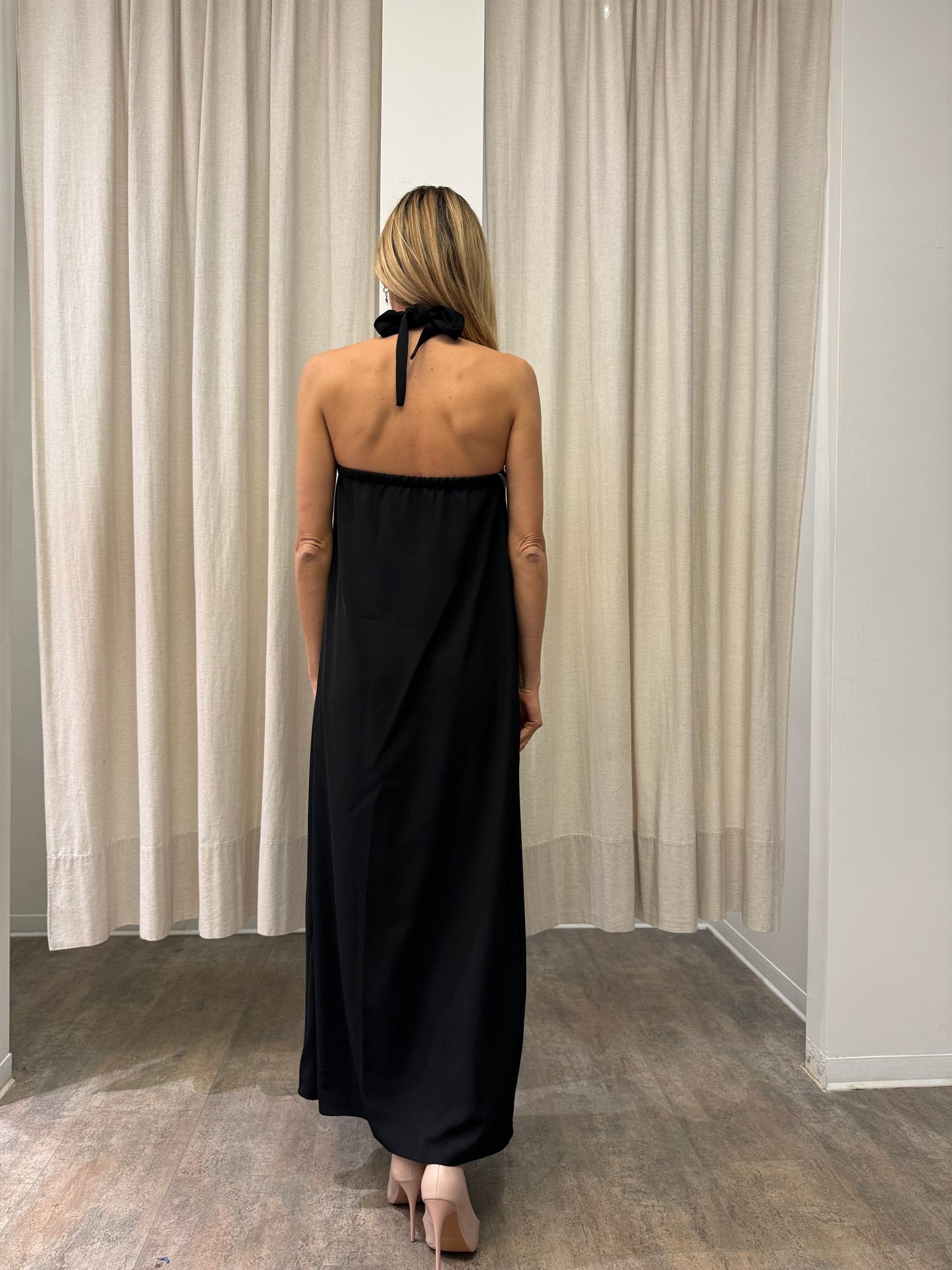 Mya Street Abito all'americana incrociato davanti BLU