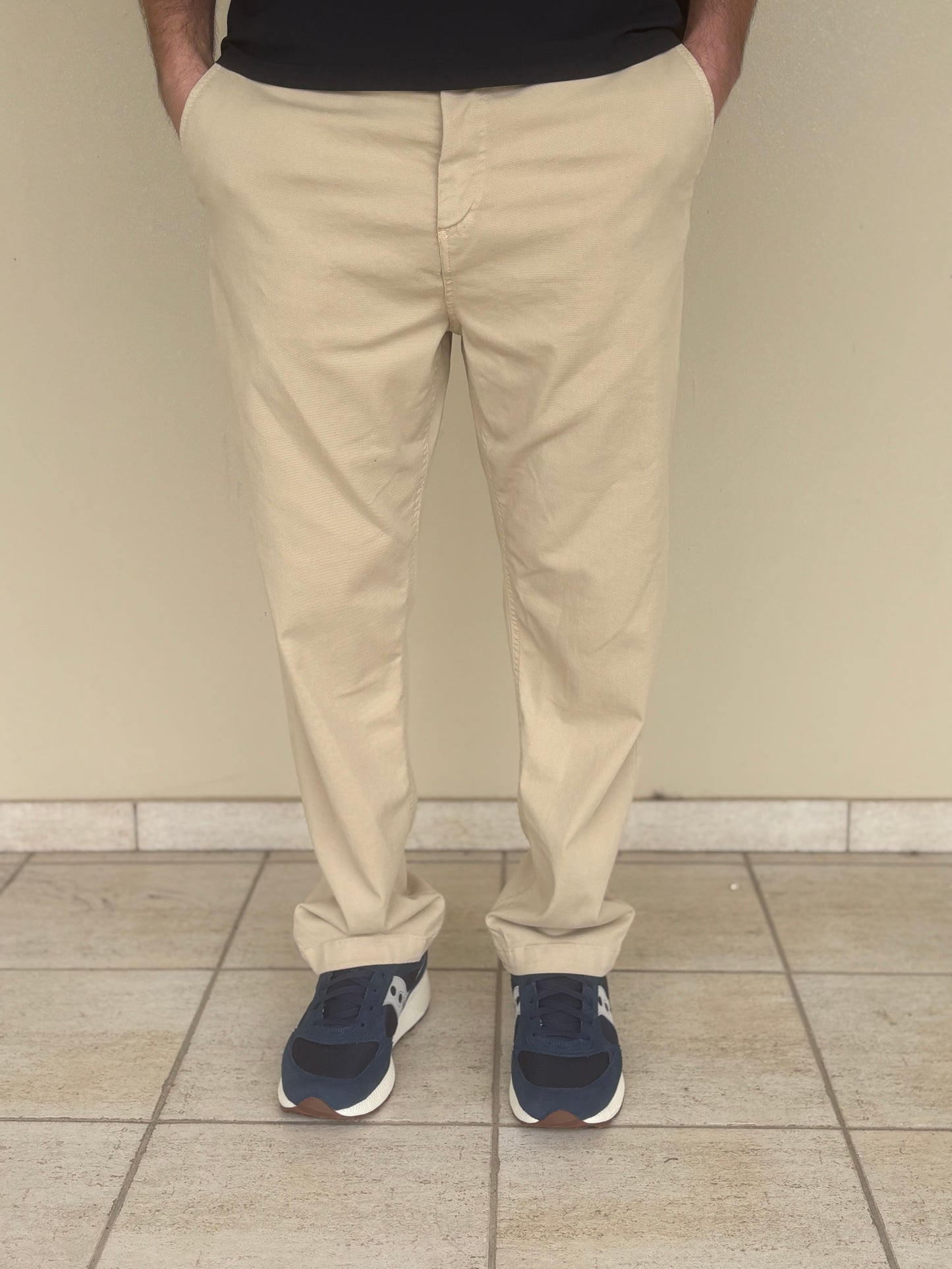 BL11 Pantalone palazzo BEIGE