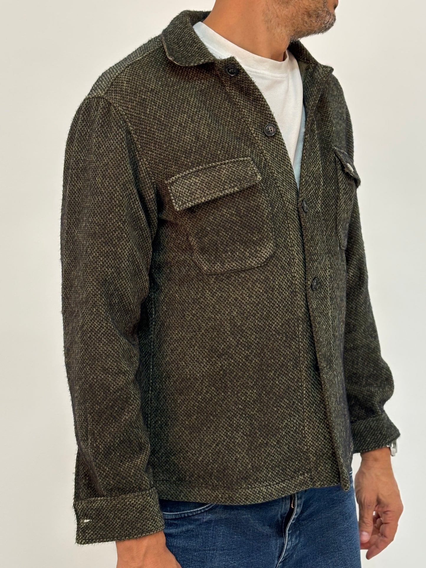 ALamura field jacket fustagno VERDE