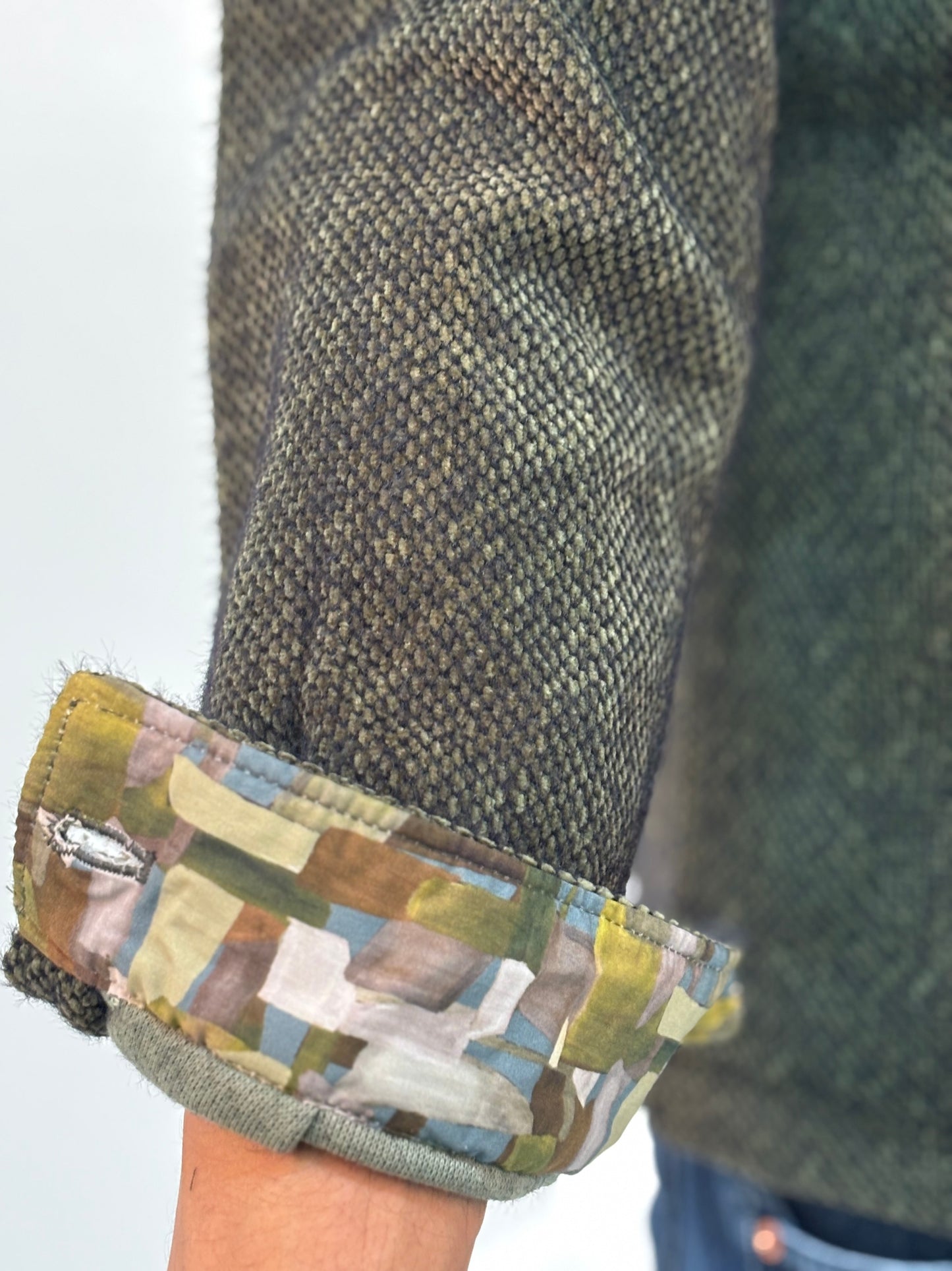ALamura field jacket fustagno VERDE