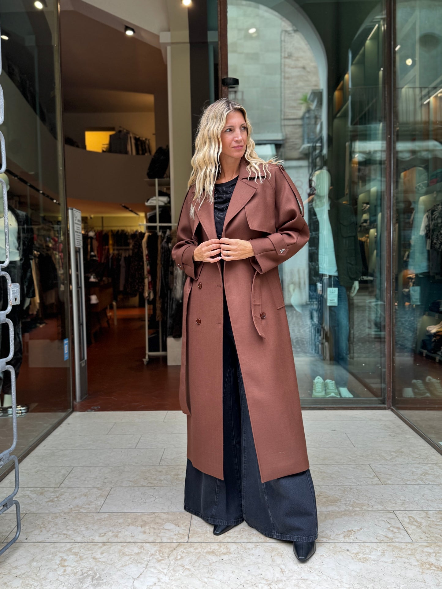 Patrizia Pepe Jeans palazzo NERO