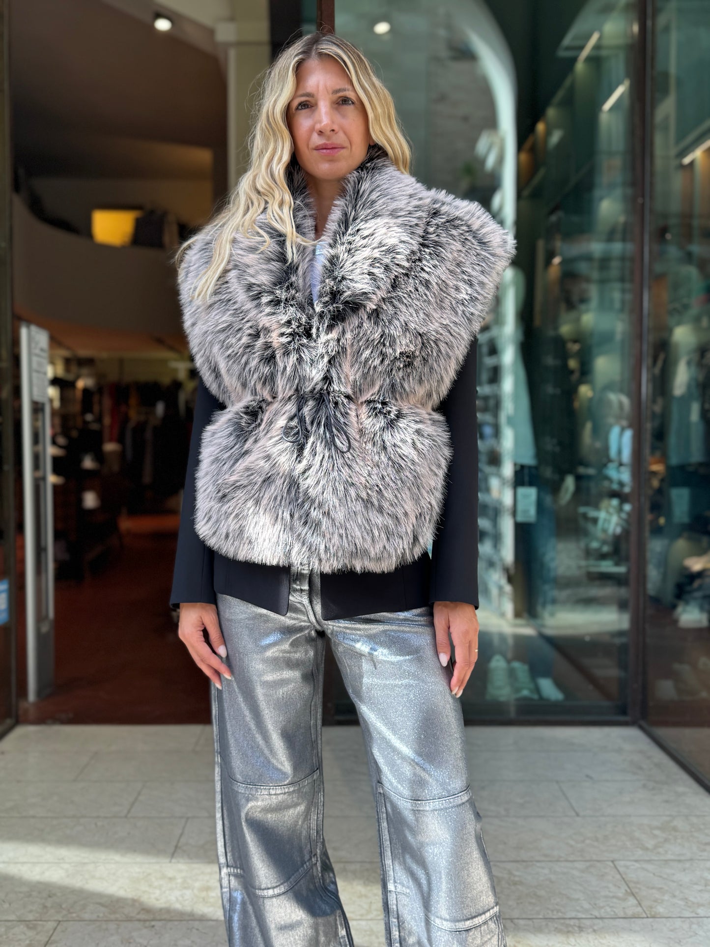 PATRIZIA PEPE Giacca un bottone NERO