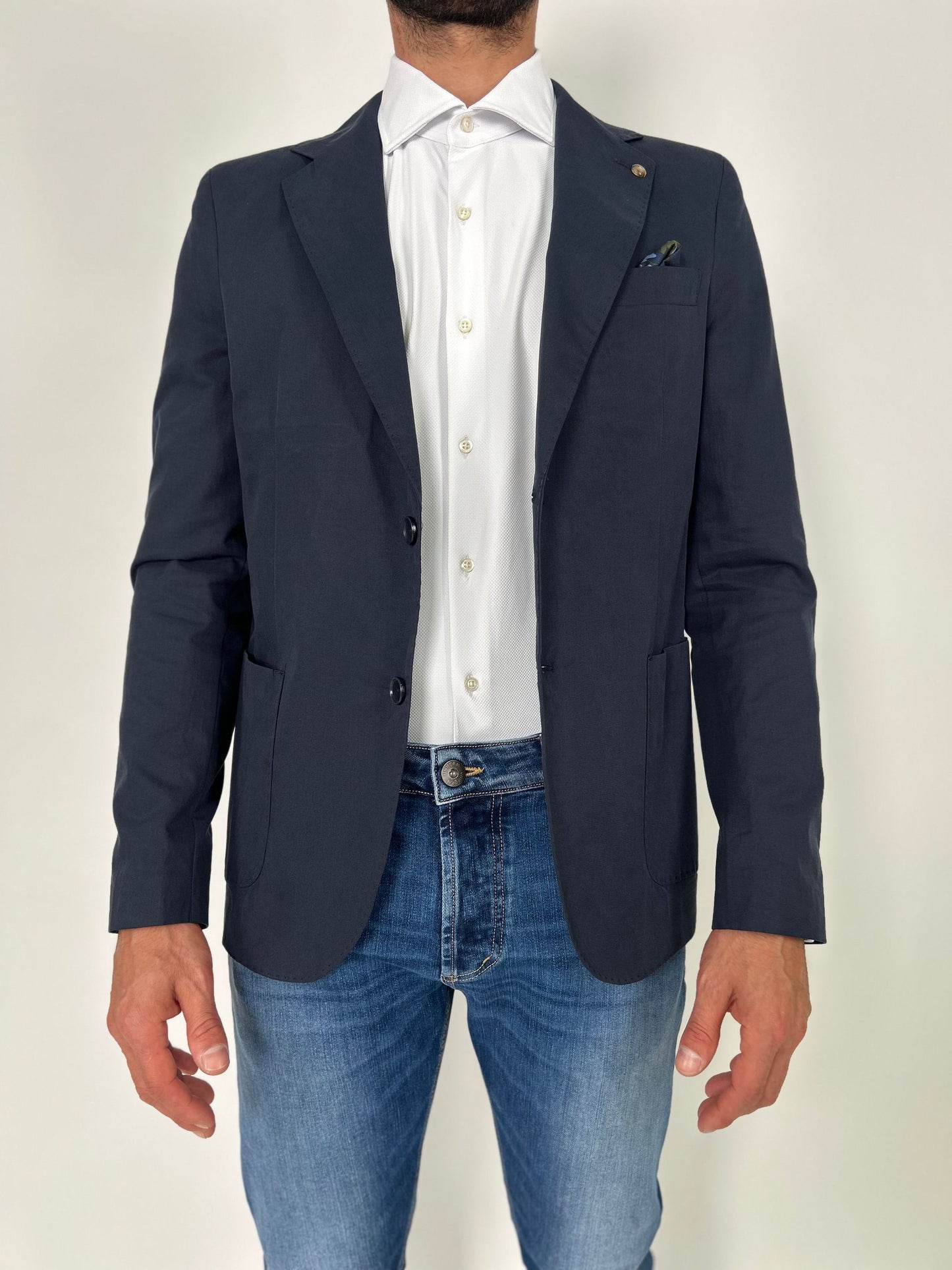 Giacca in cotone tencel