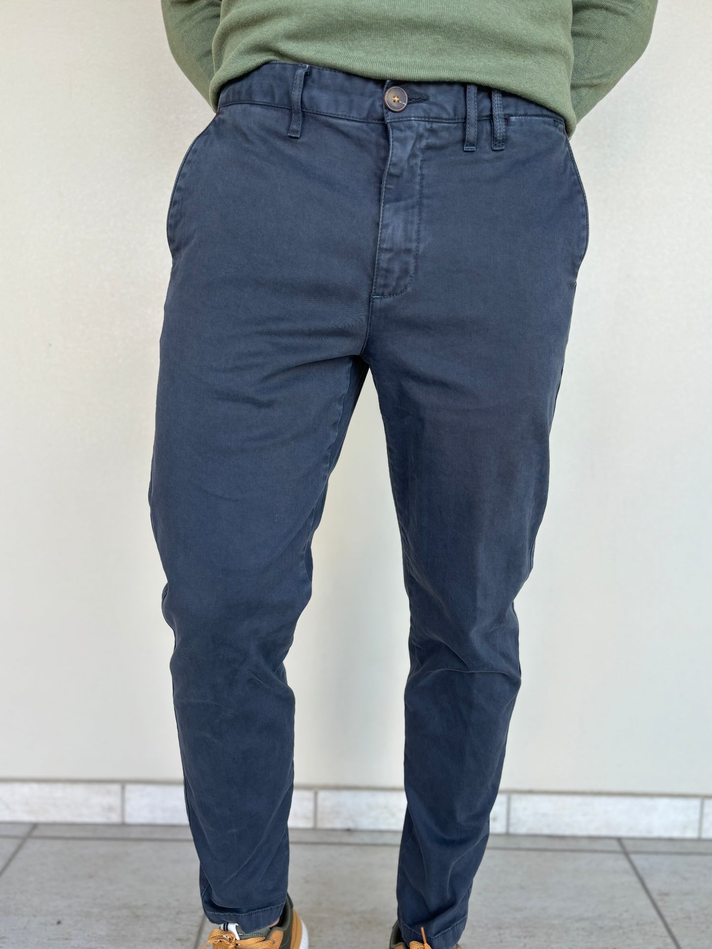Savoir Faire Pantalone tasca uomo con profili sulle tasche e passanti ANTRACITE