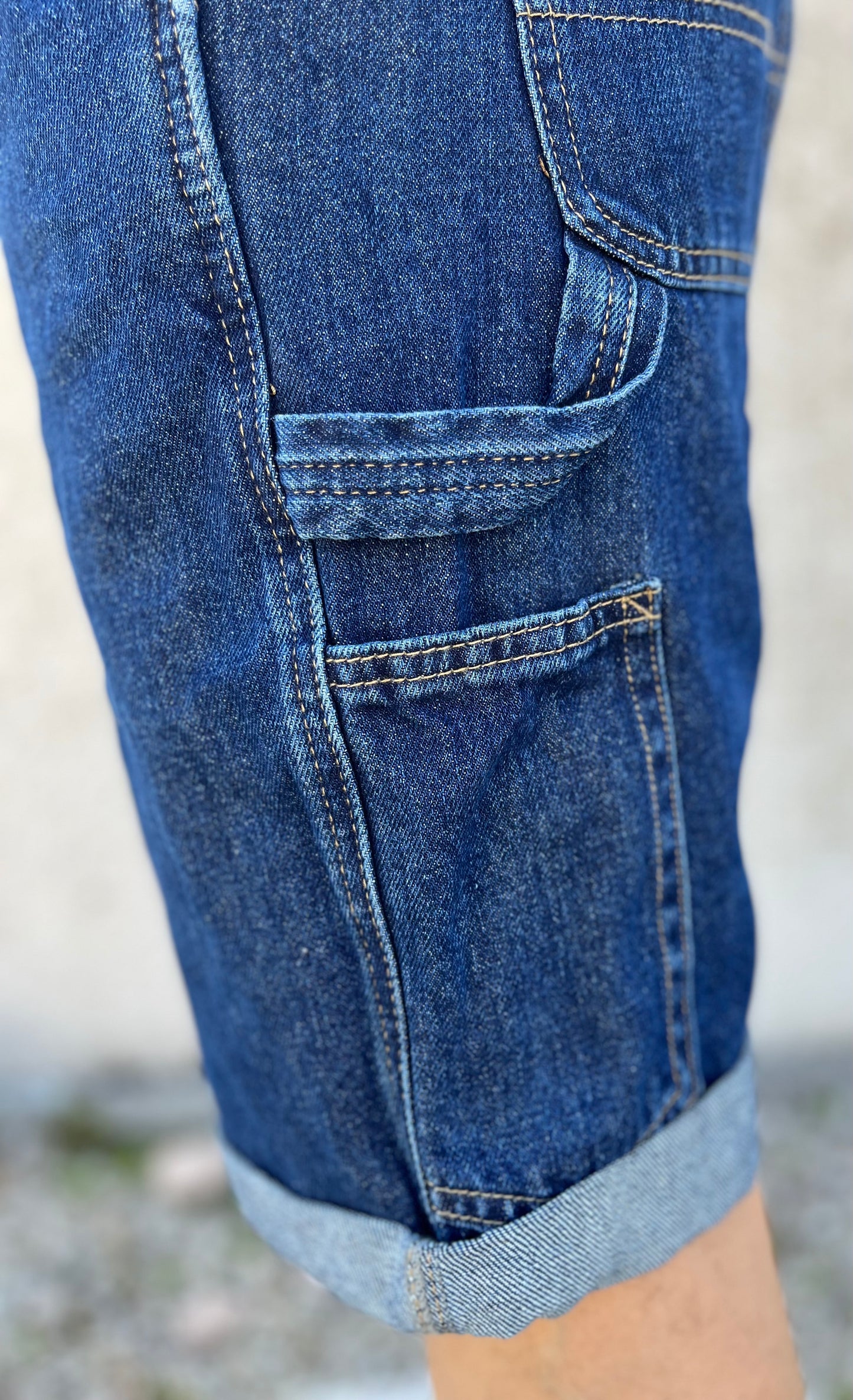 Rytual bermuda work portamartello JEANS SCURO