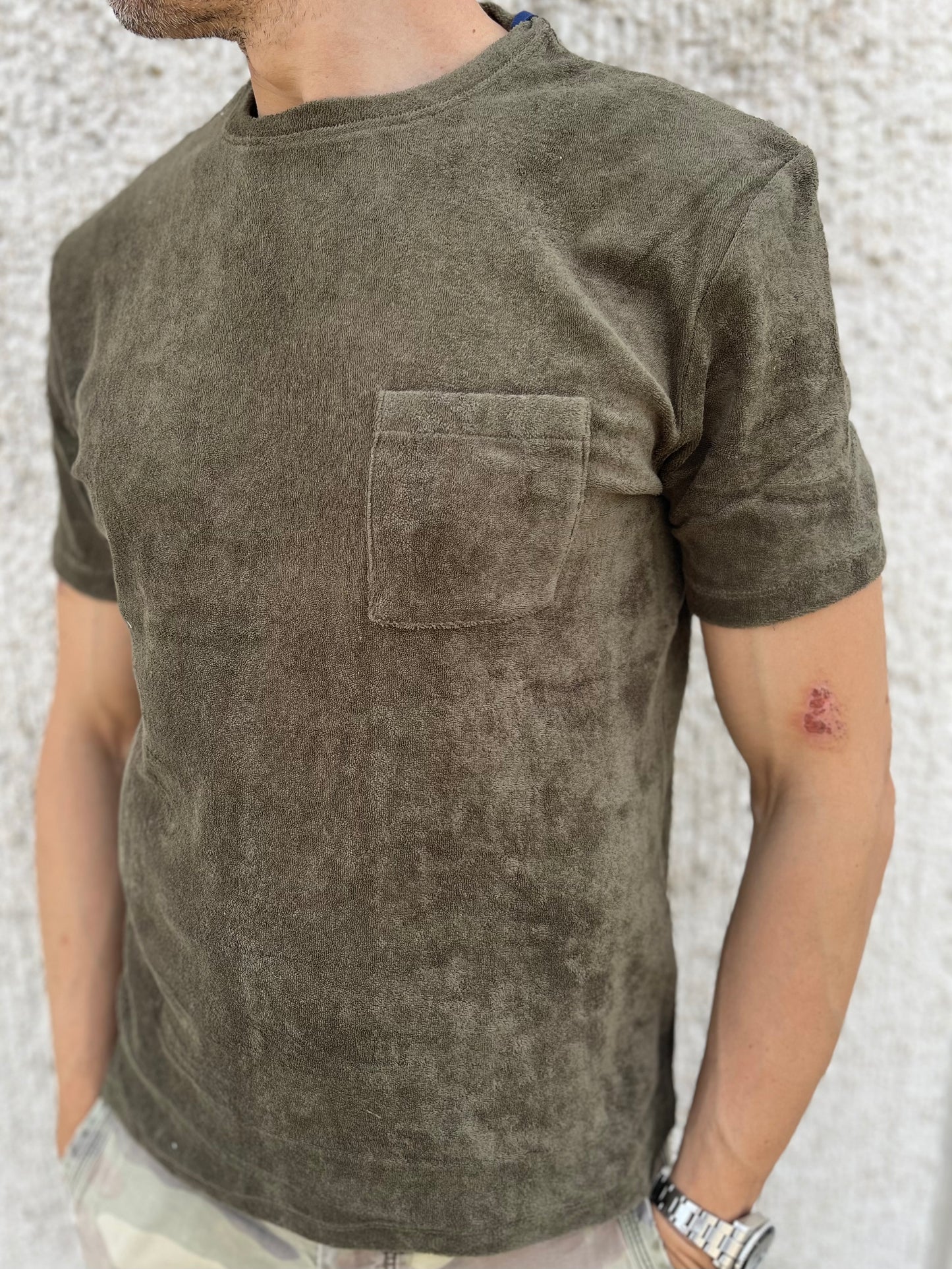 Philotinto t-shirt mm spugna MILITARE