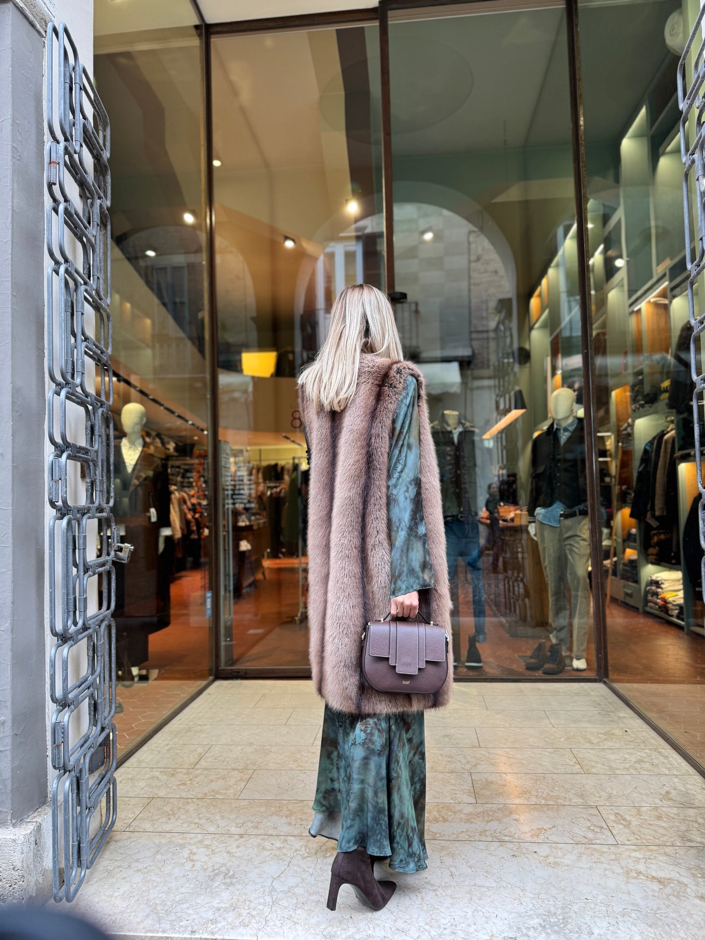 Mercì Abito lungo ml in viscosa VERDE