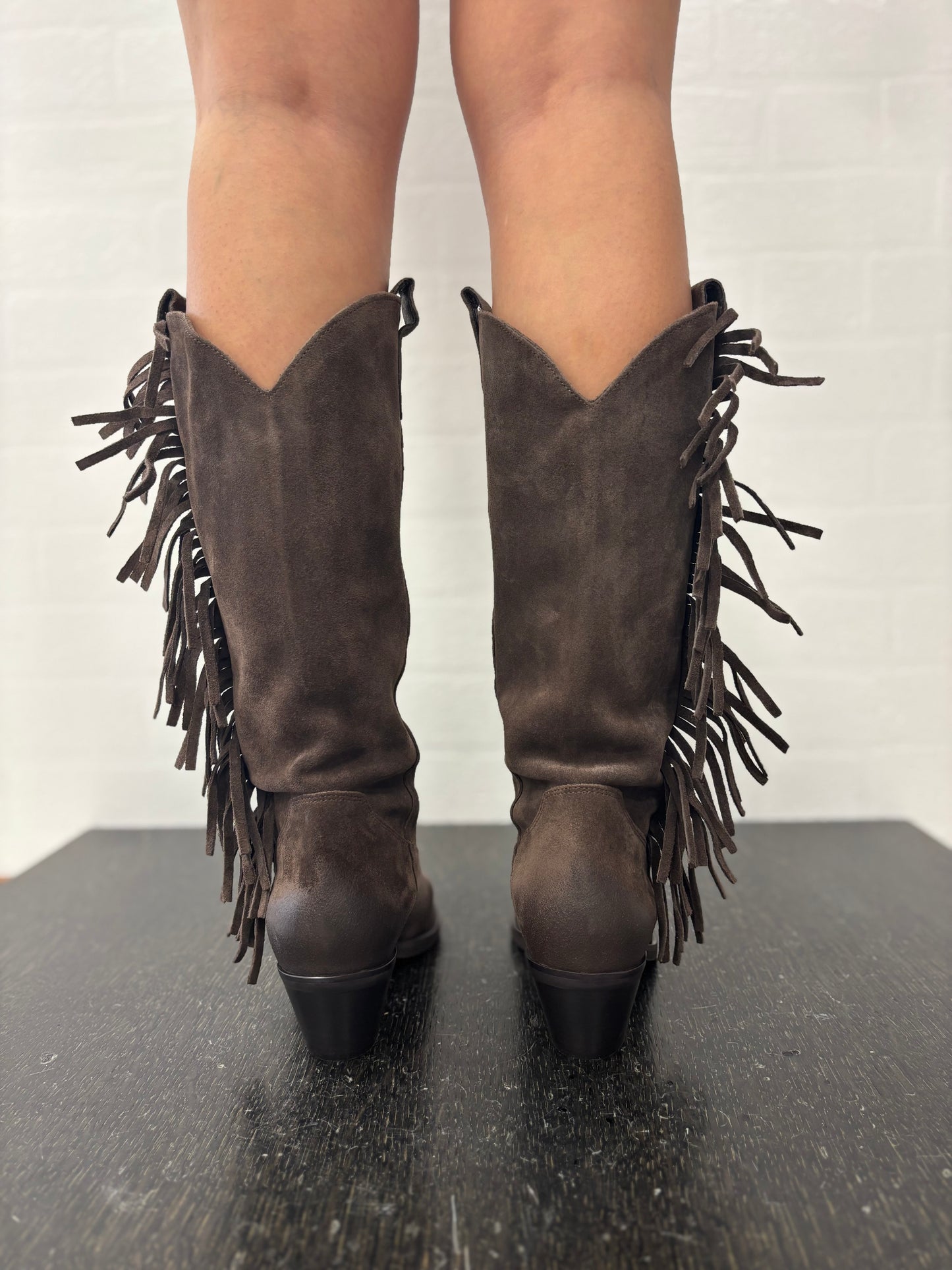 Ovyè texano con frange MORO