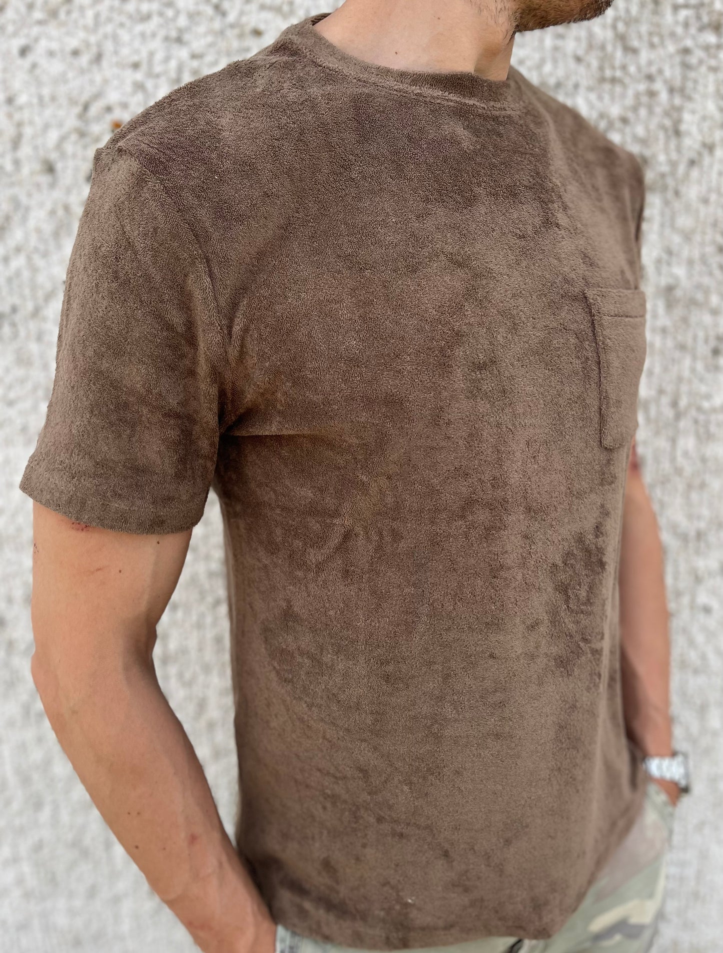 Philotinto t-shirt mm spugna TABACCO
