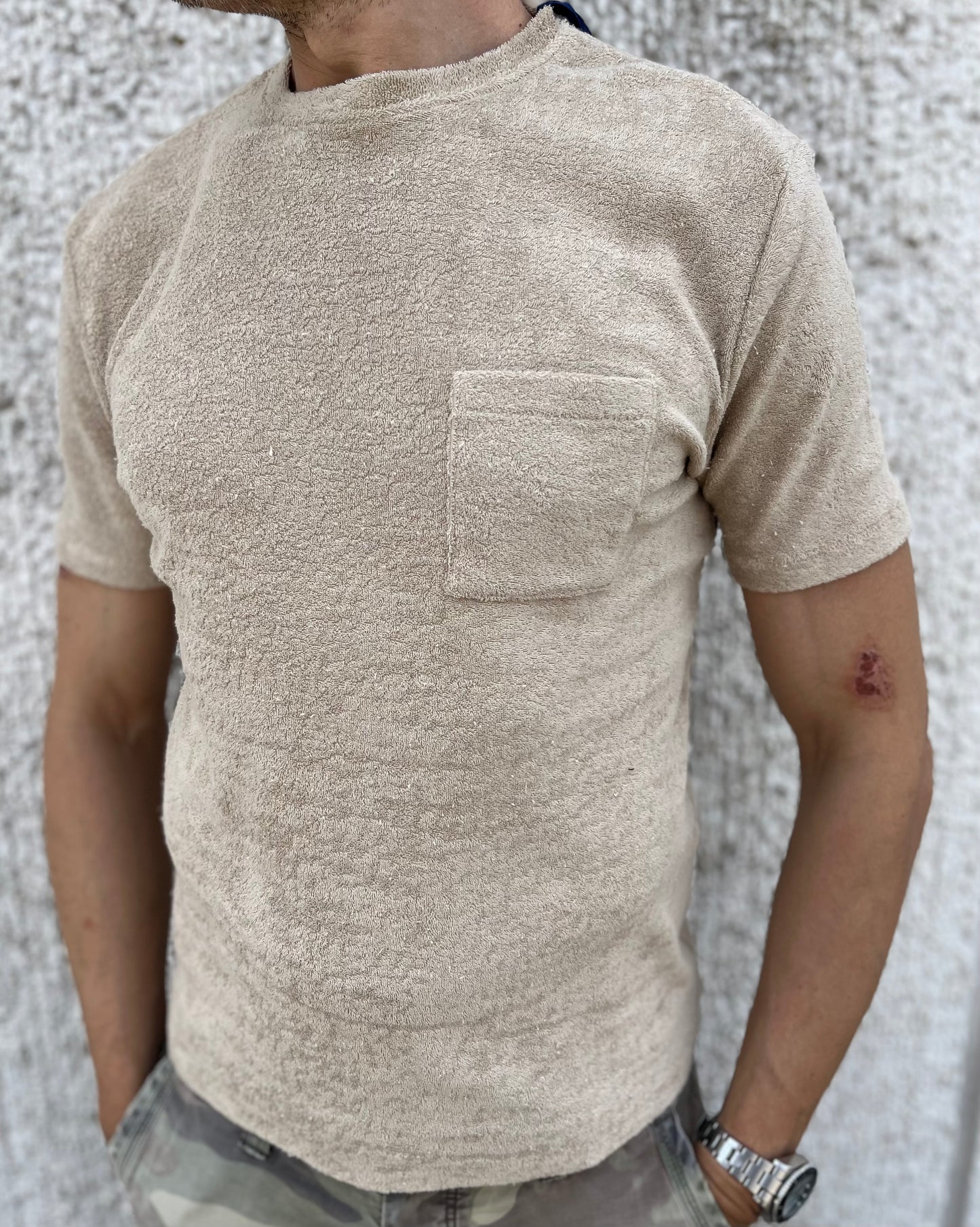 Philotinto t-shirt mm spugna BEIGE