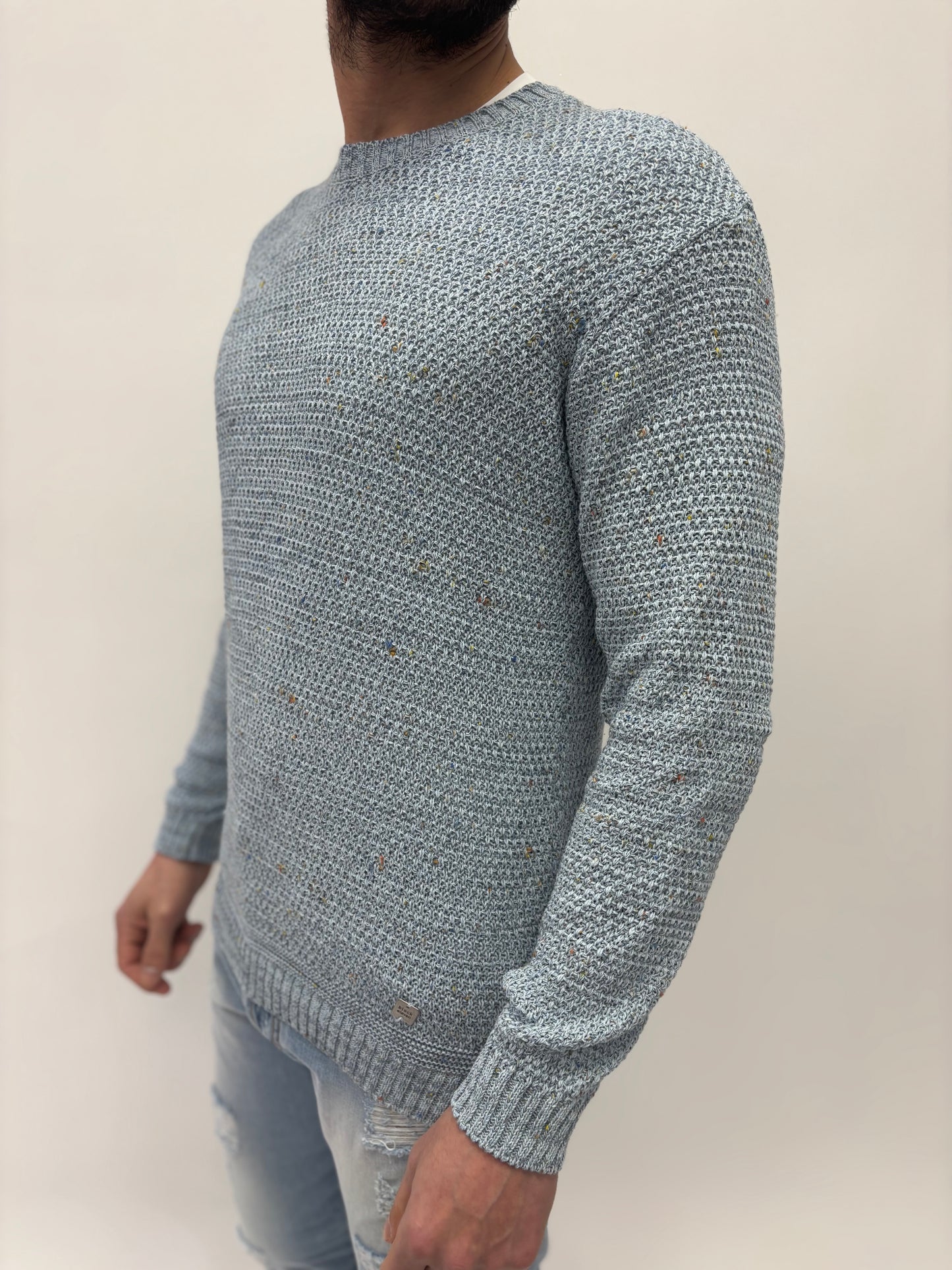 BL11 Maglia m/l chicco riso AZZURRO
