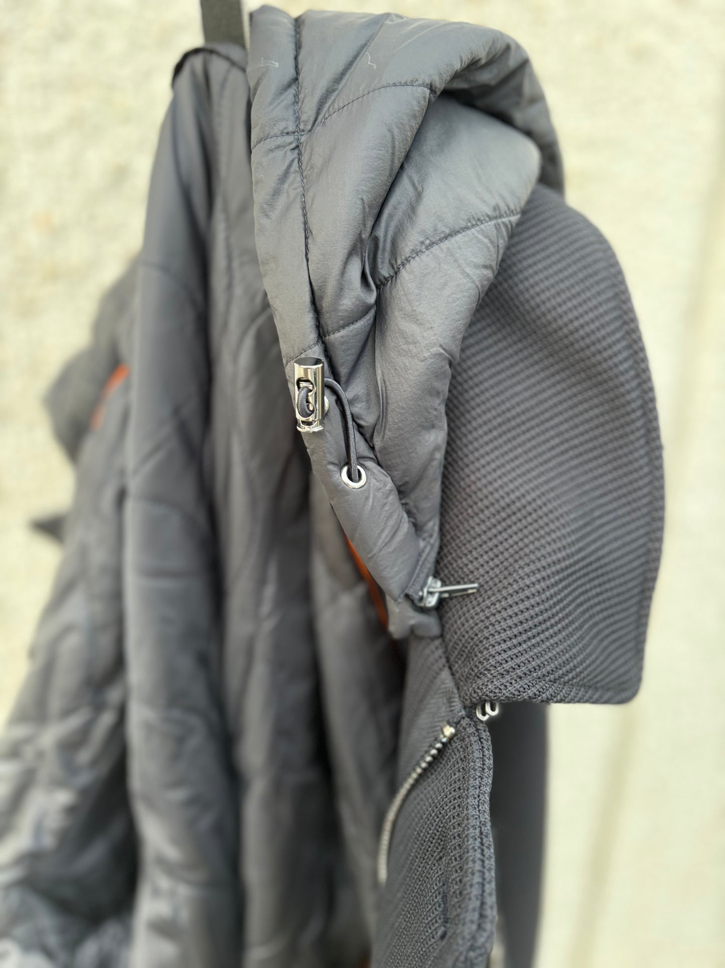 Seinse Giubbino doppiopetto interno piumino esterno maglia tecnica BLU