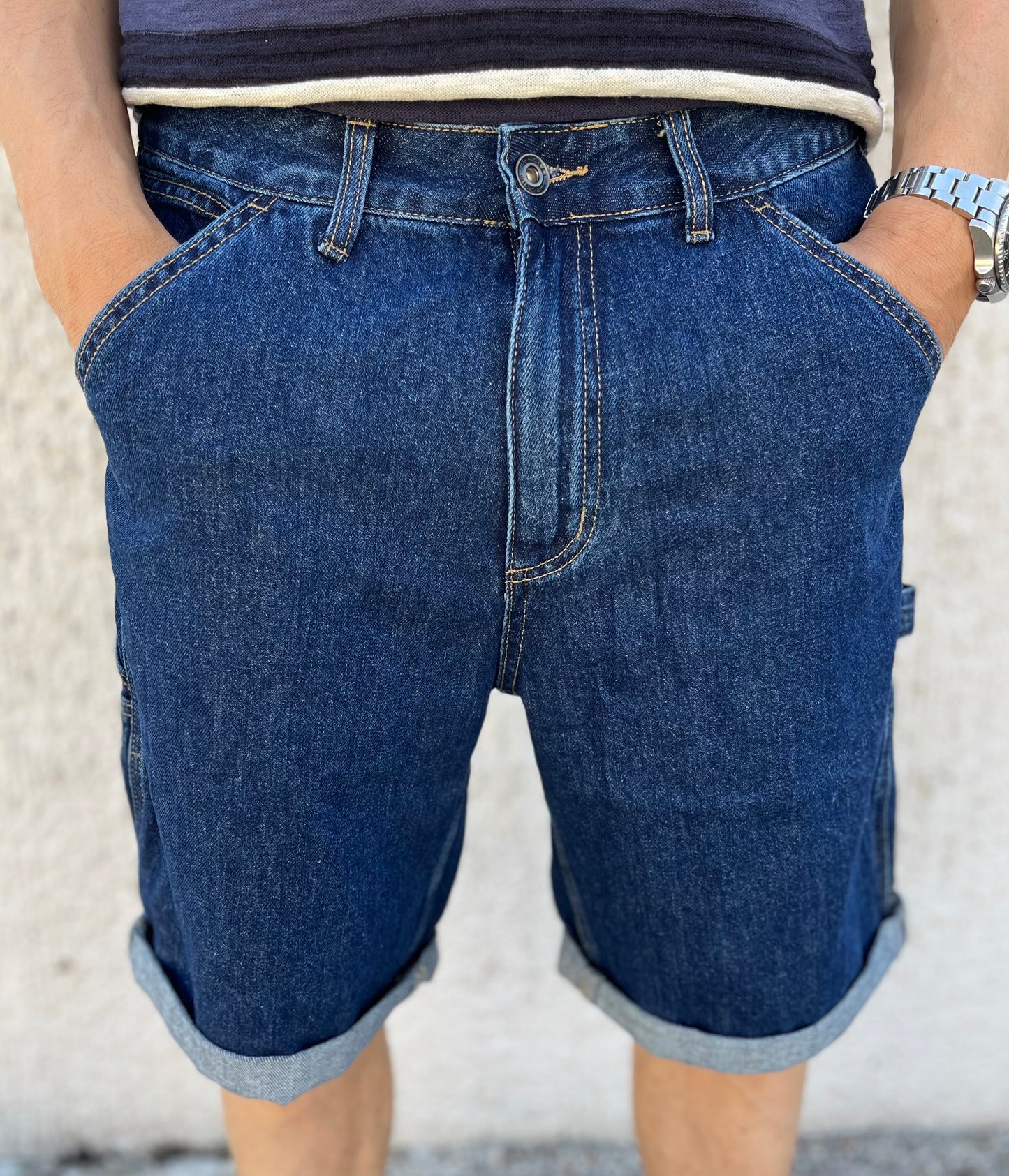 Rytual bermuda work portamartello JEANS SCURO