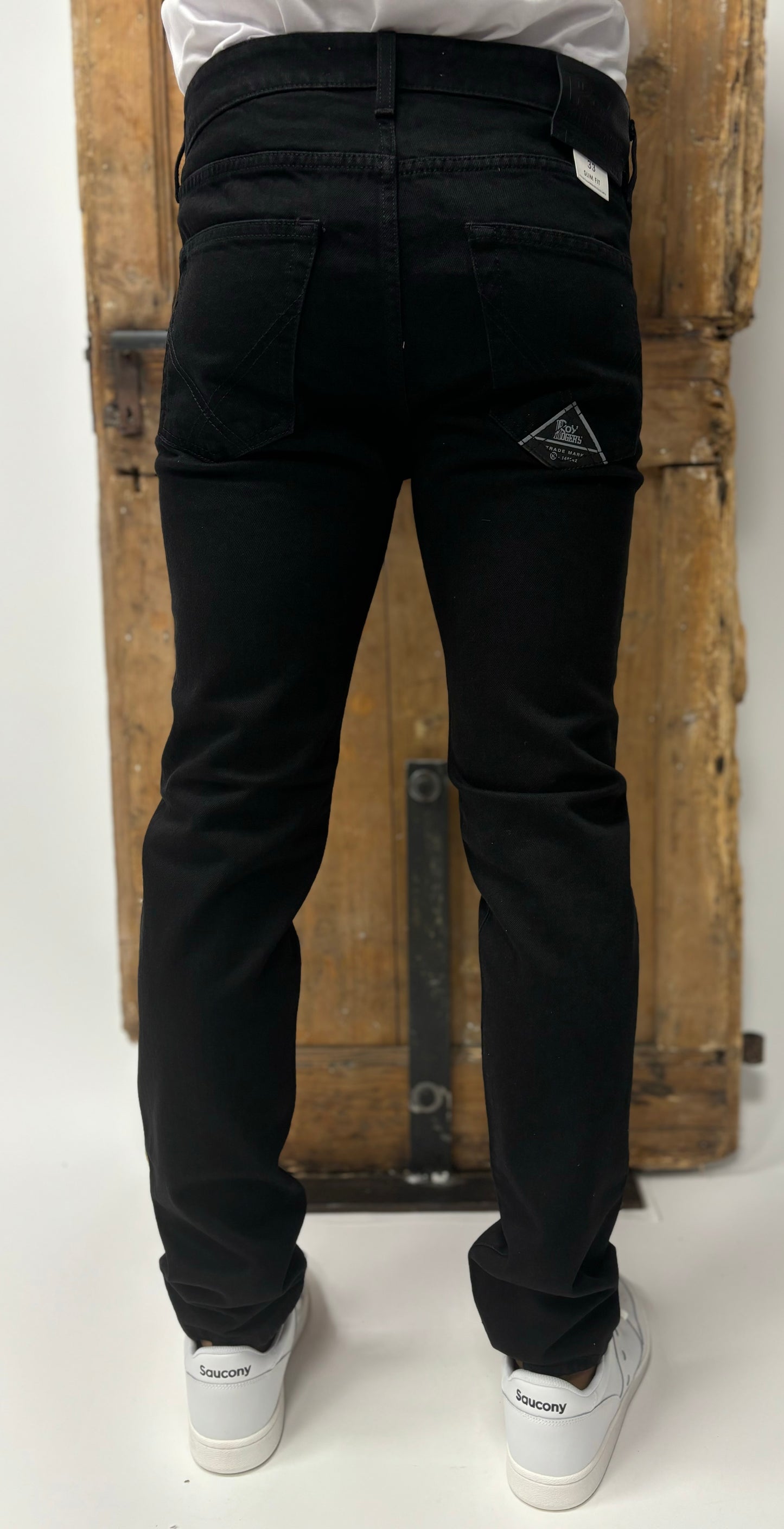 Roy Roger's Jeans 517 Man N087 slim fit NERO