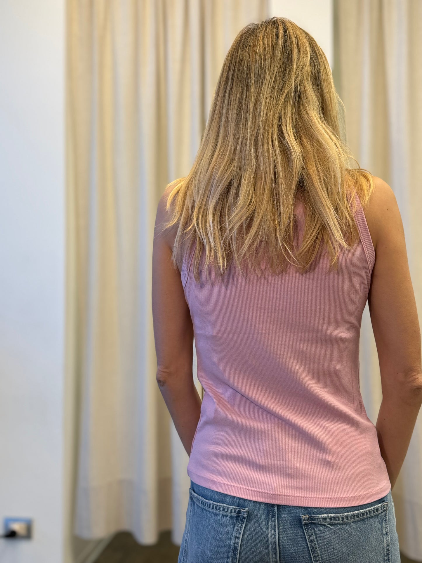 Susy Mix Canotta con appl.perle ROSA