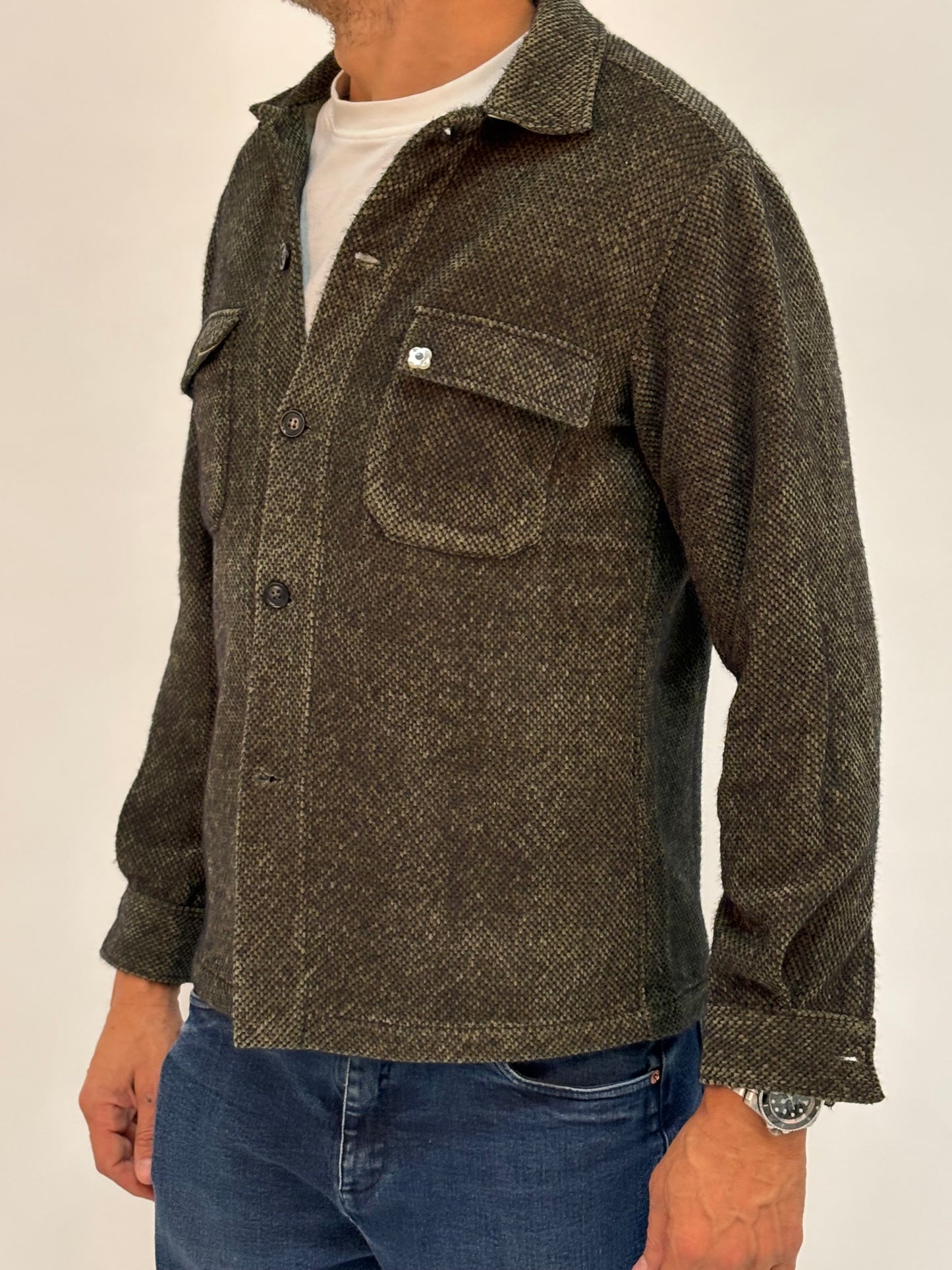 ALamura field jacket fustagno VERDE