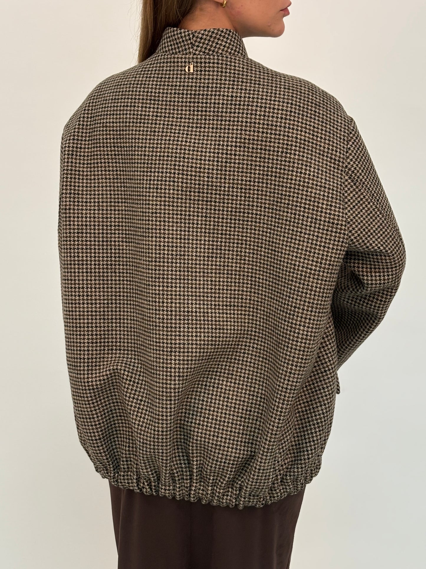 Dixie Giacca corta pied de poule NERO/MARRONE/BEIGE