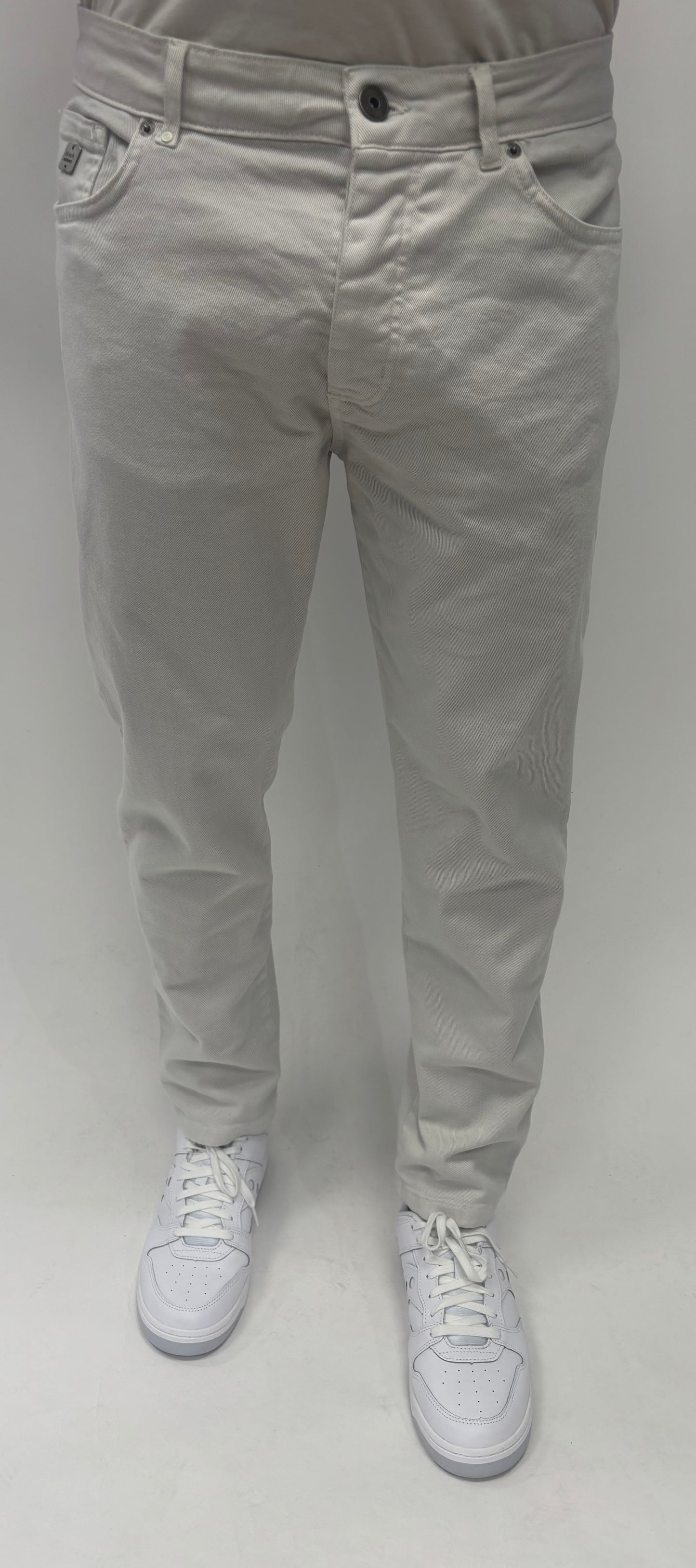BL11 Jeans cropped regular GHIACCIO