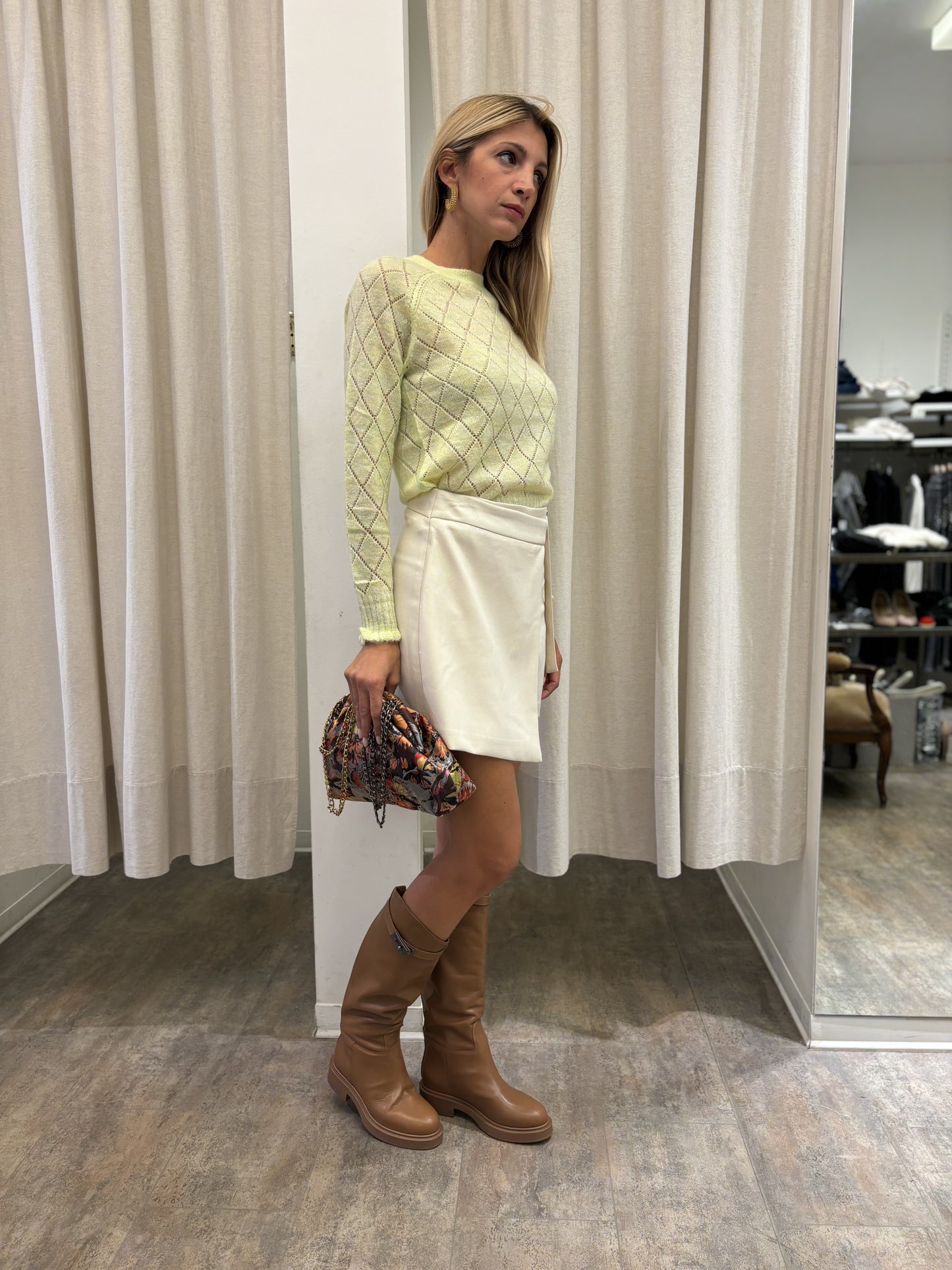 Artigli Shorts portafoglio PANNA