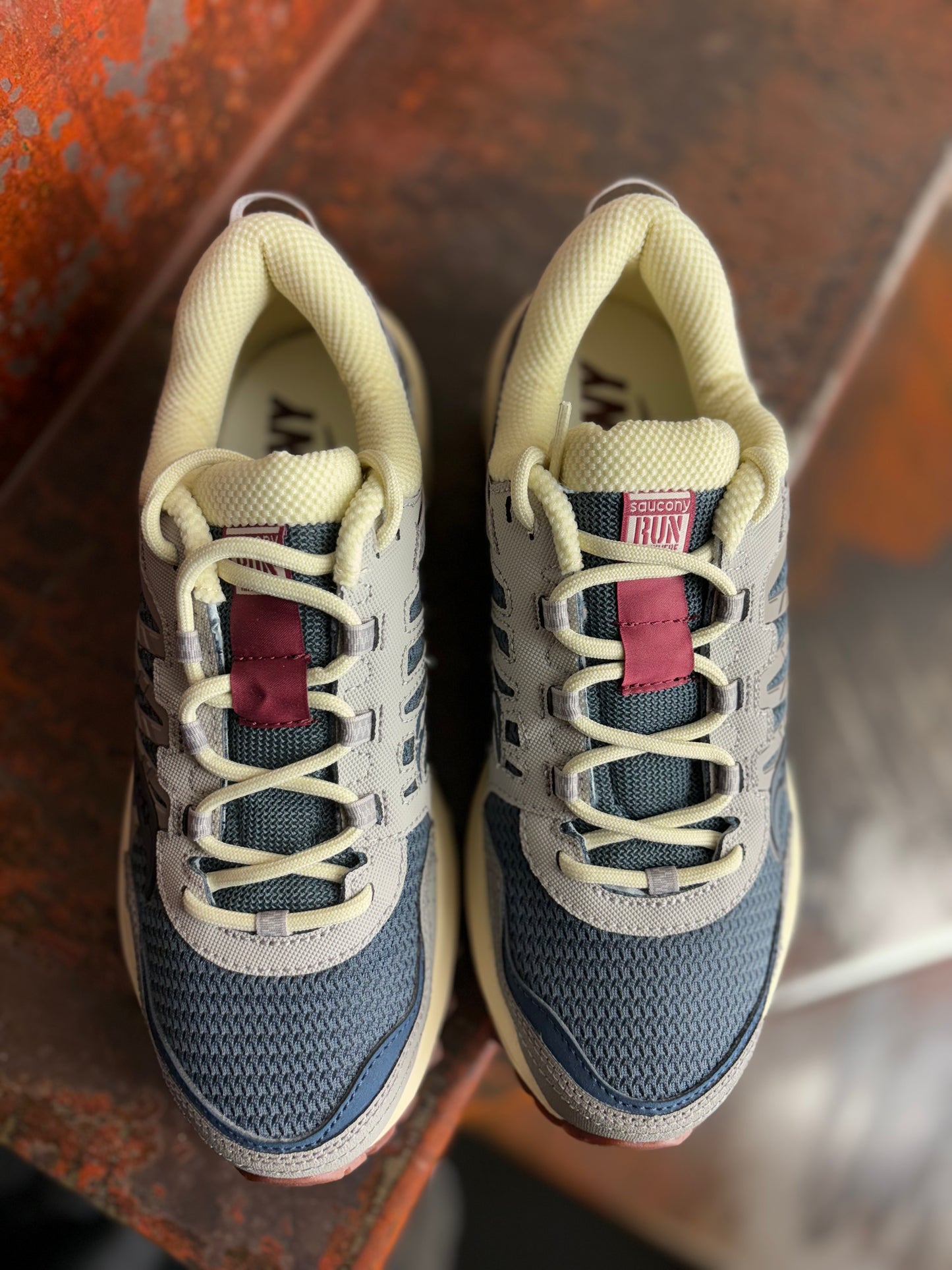 Saucony Grid Peak BLU AVIO GRIGIO