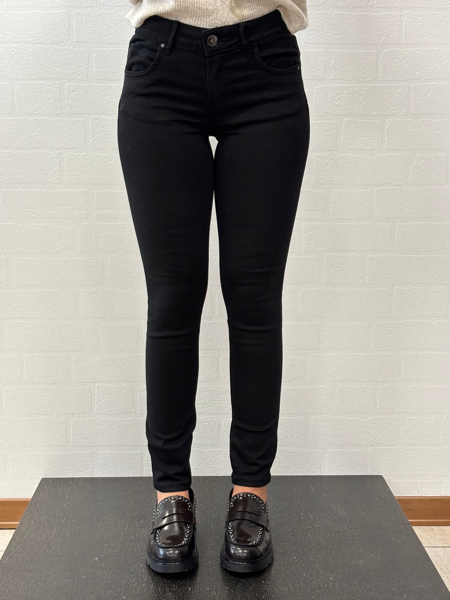 Take Two Jeans slim NERO