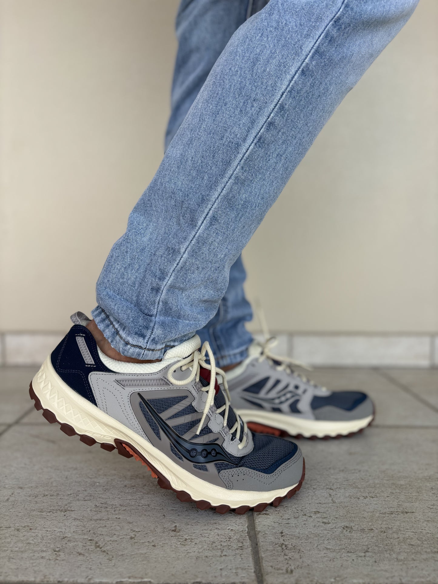 Saucony Grid Peak BLU AVIO GRIGIO