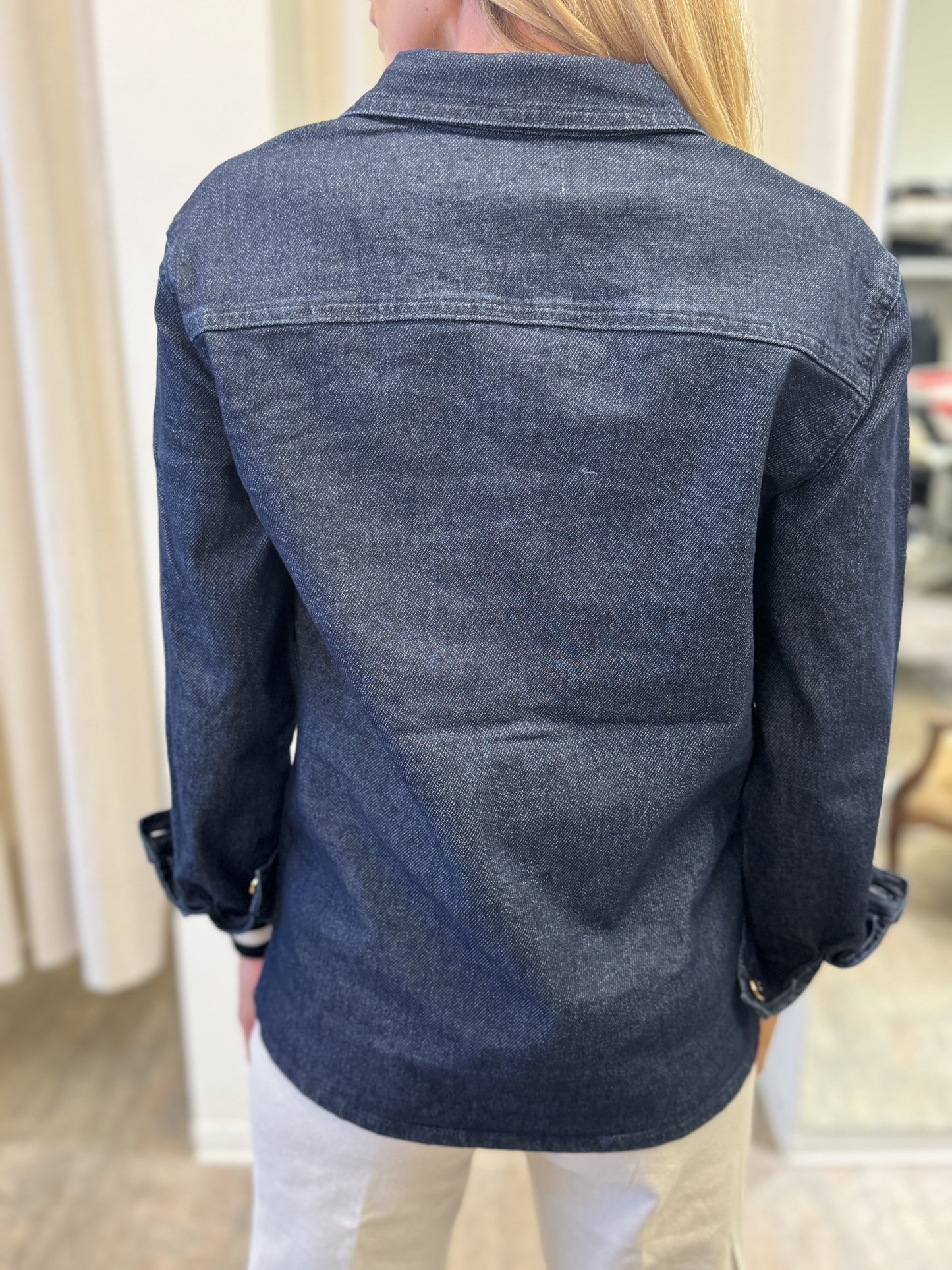 Molly Bracken Giacca camicia jeans BLU DENIM