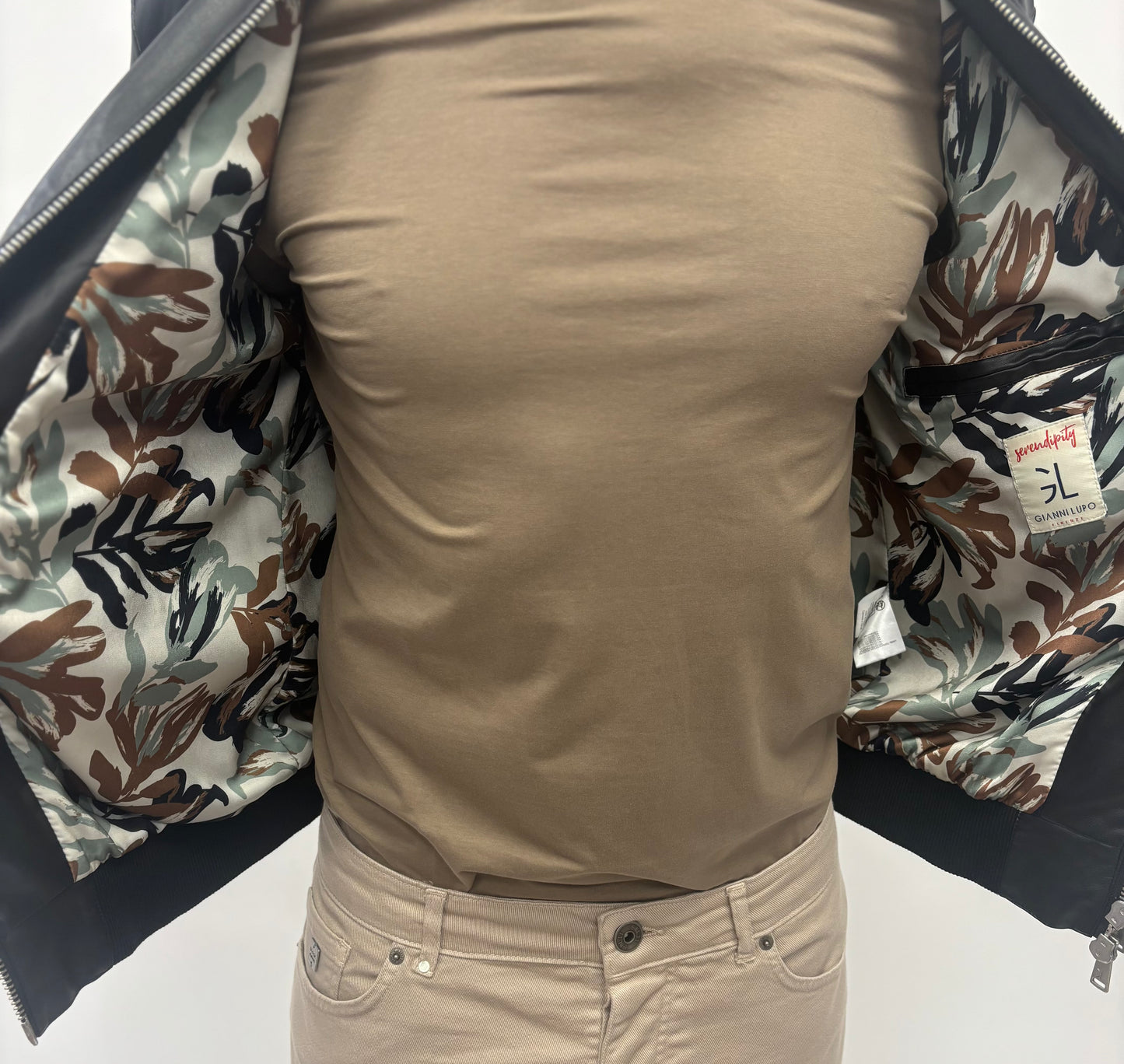 Gianni Lupo Giubbino ecopelle NERO