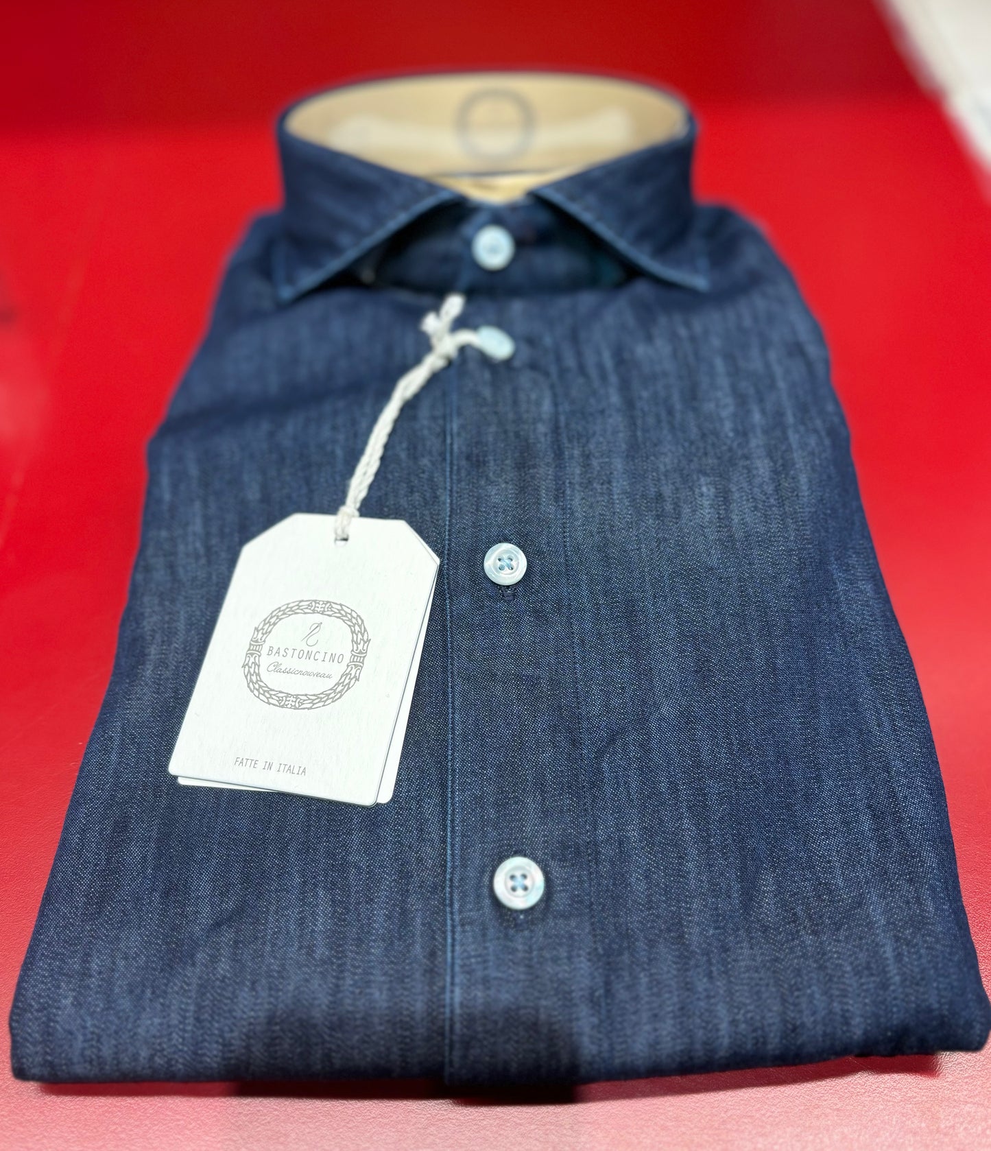 Bastoncino Camicia 100% cotone DENIM