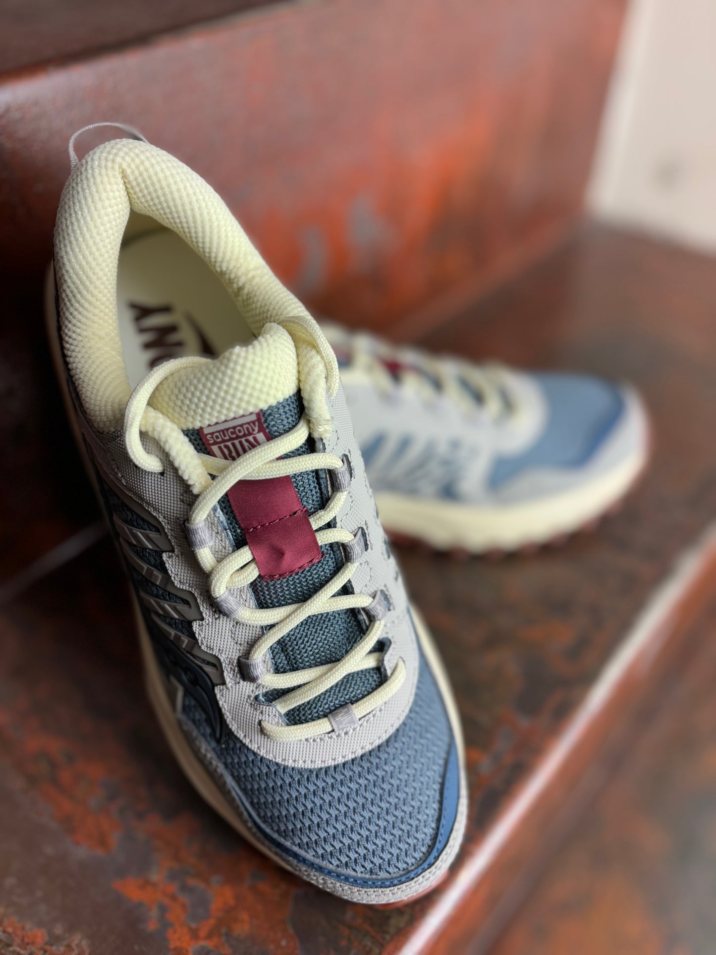 Saucony Grid Peak BLU AVIO GRIGIO