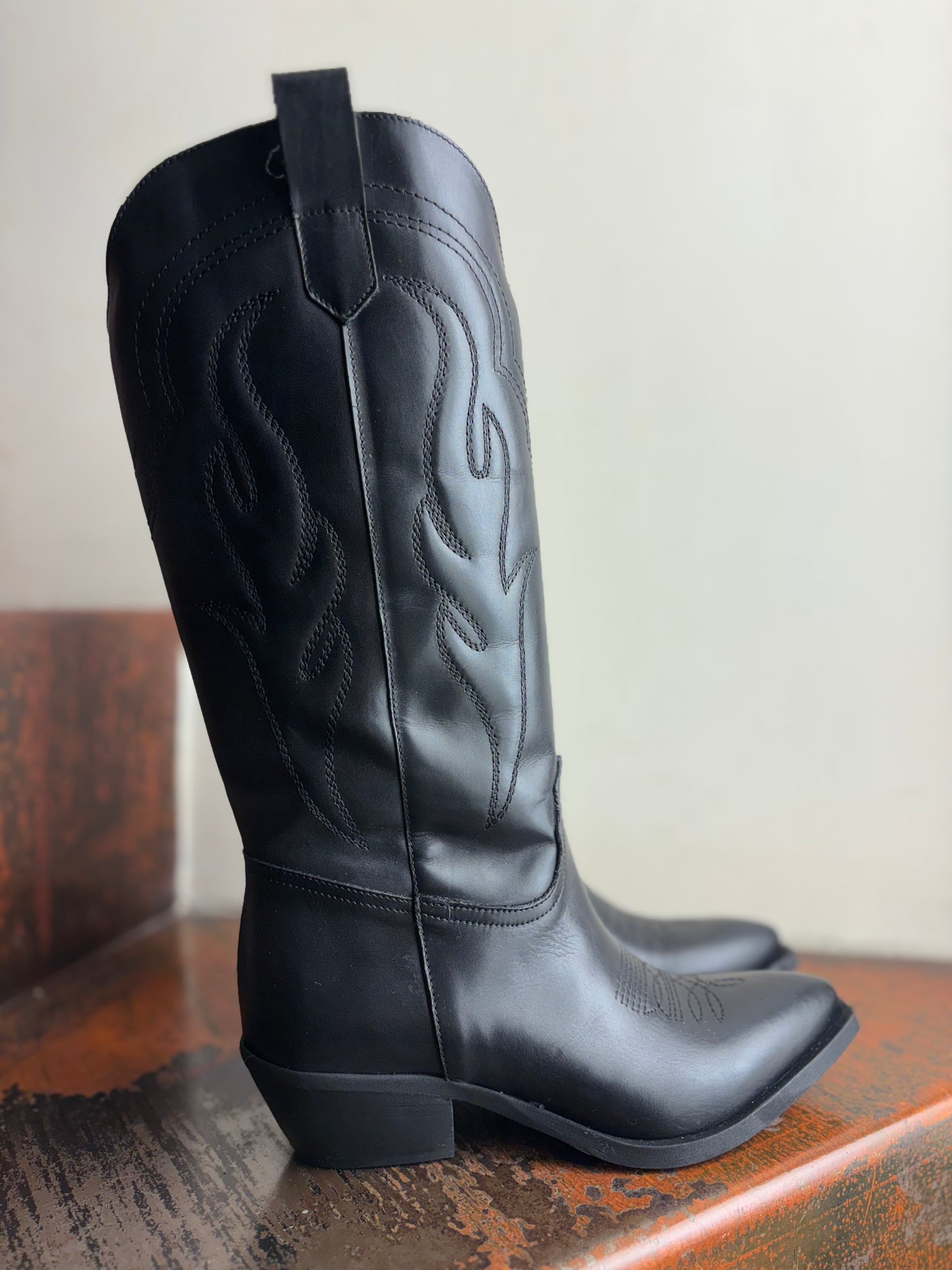 OVYE' TEXANO CAMPEROS TACCO BASSO NERO