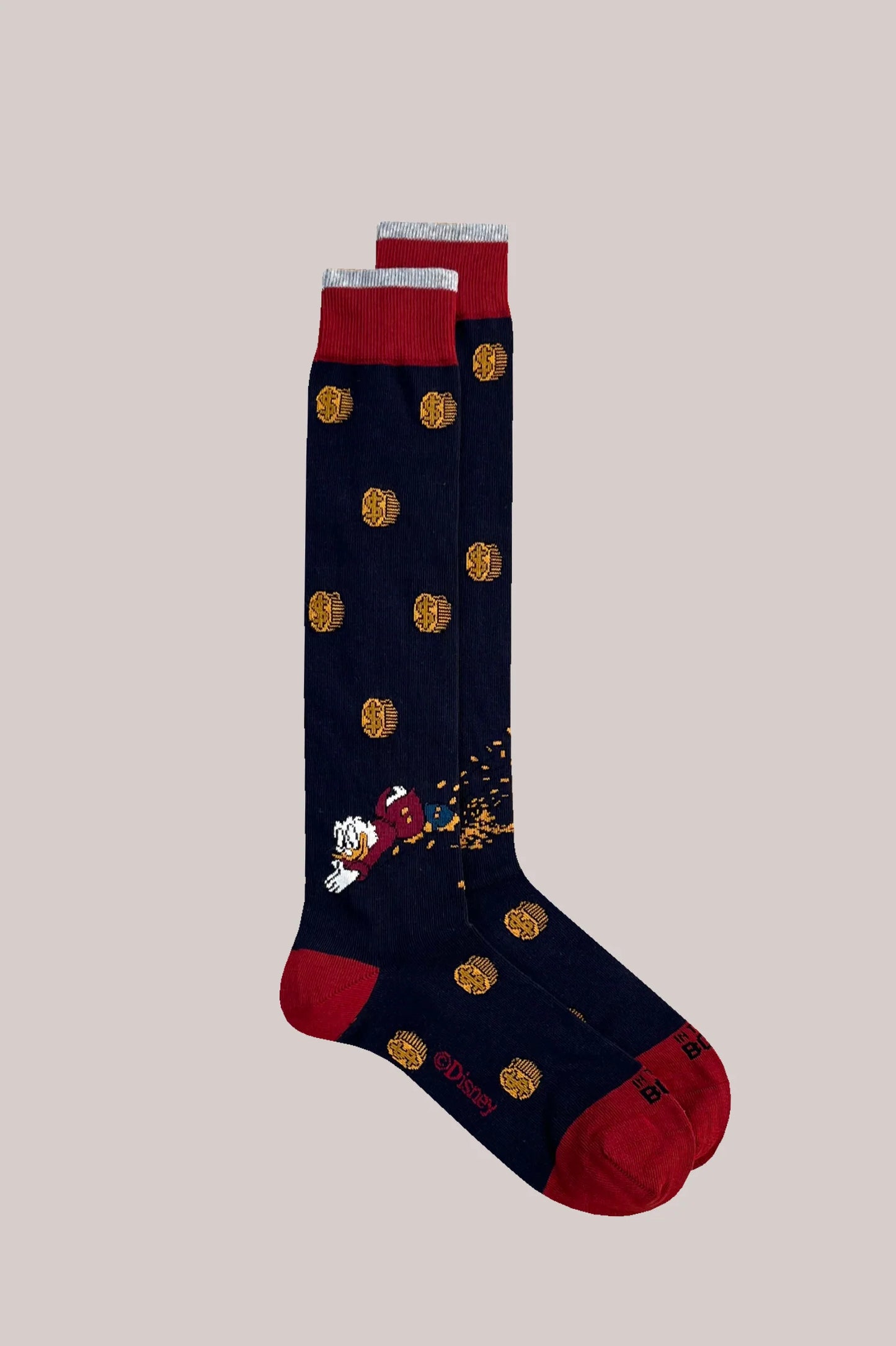 In the box Calzini Zio Paperone dollar BLU