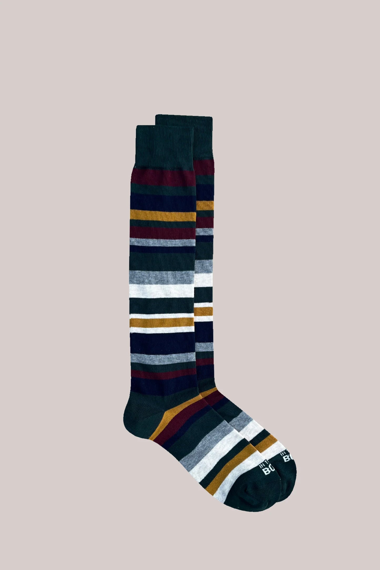 In the box Calzini a righe MULTICOLOR VERDE