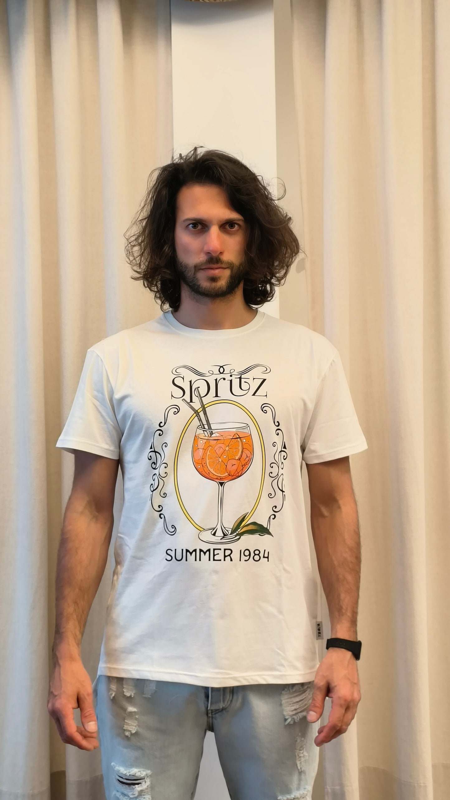 Berna t-shirt spritz BIANCA