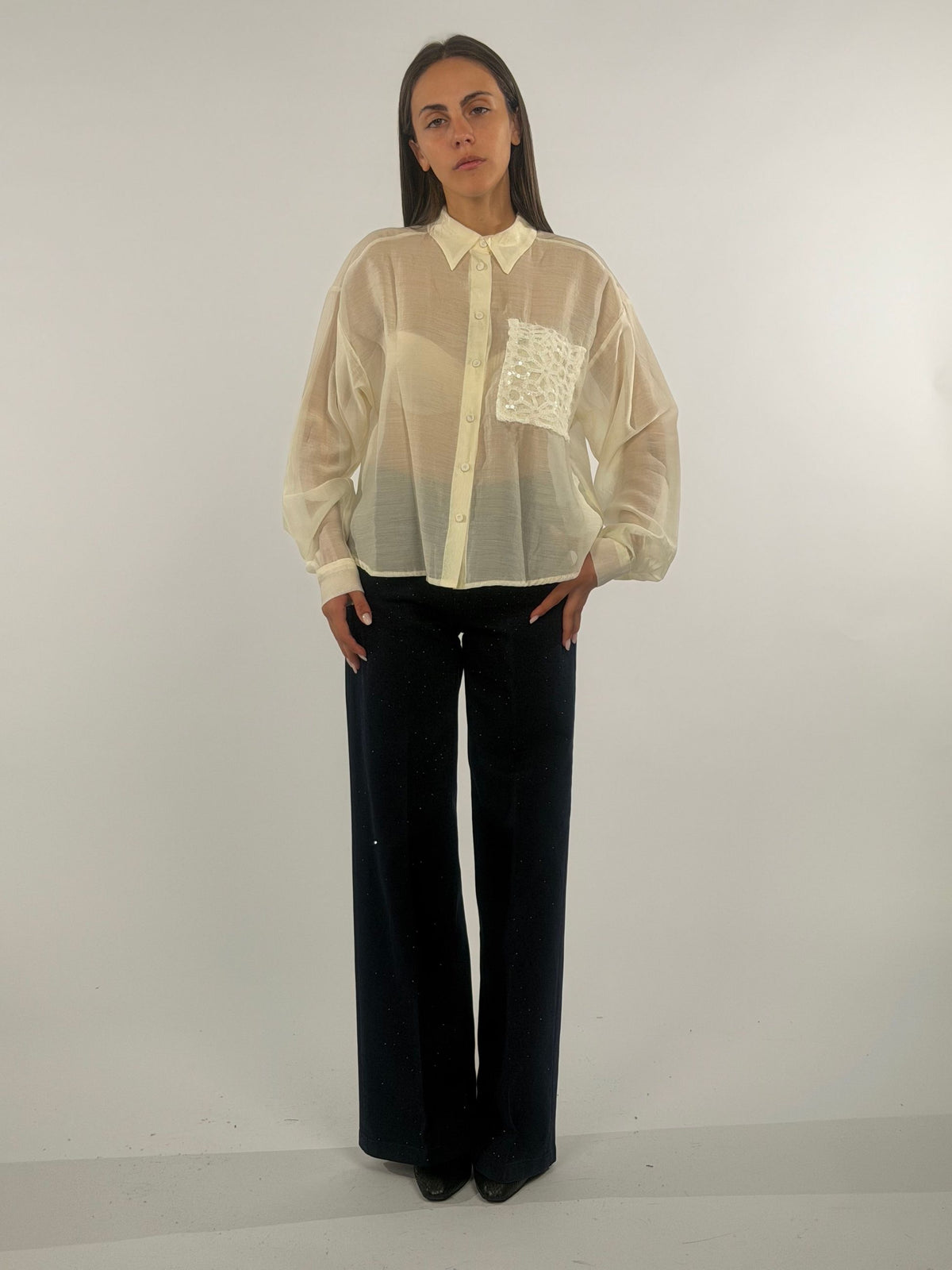 Camicia ml over con taschino